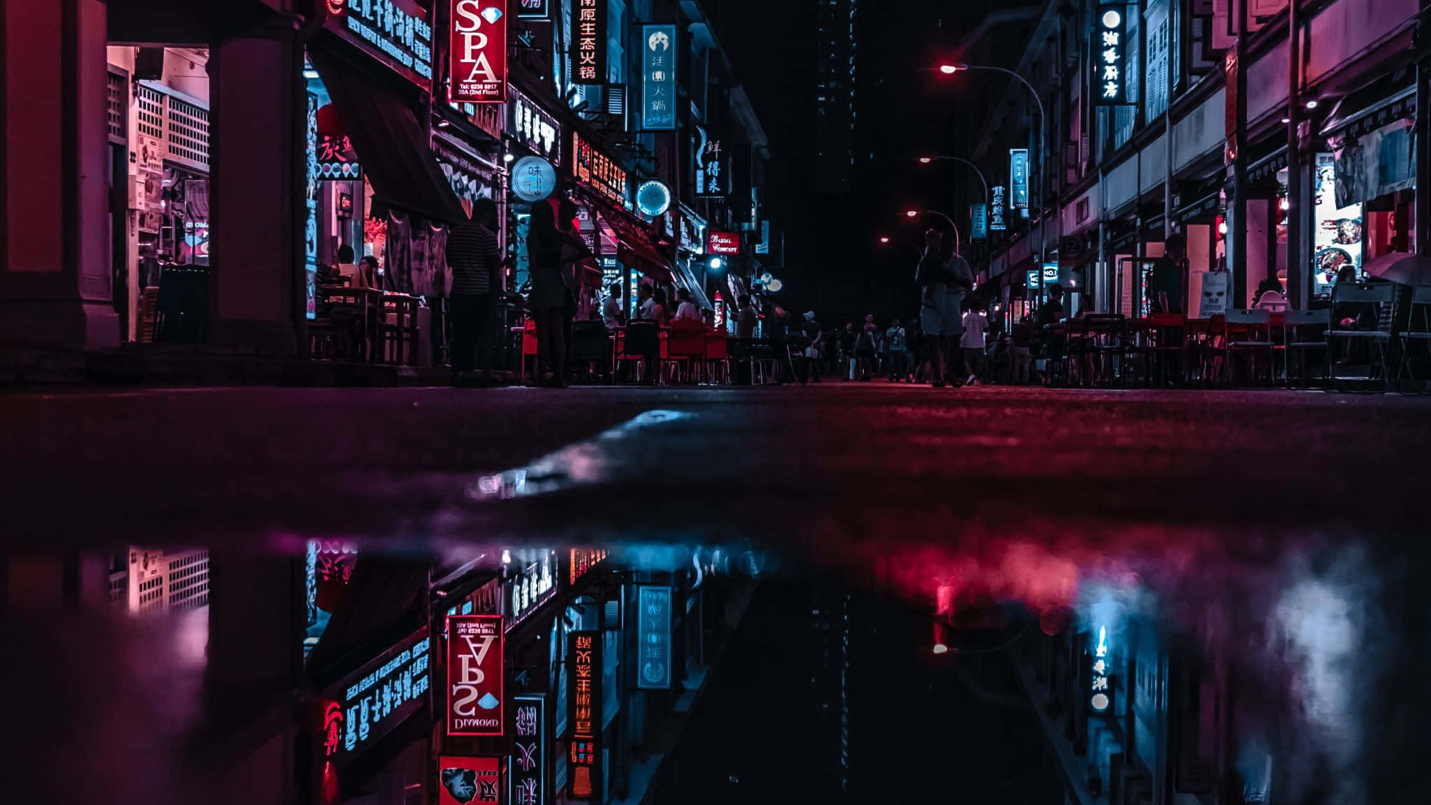 Fondo de Ciudad Neón Fondos de pantalla
