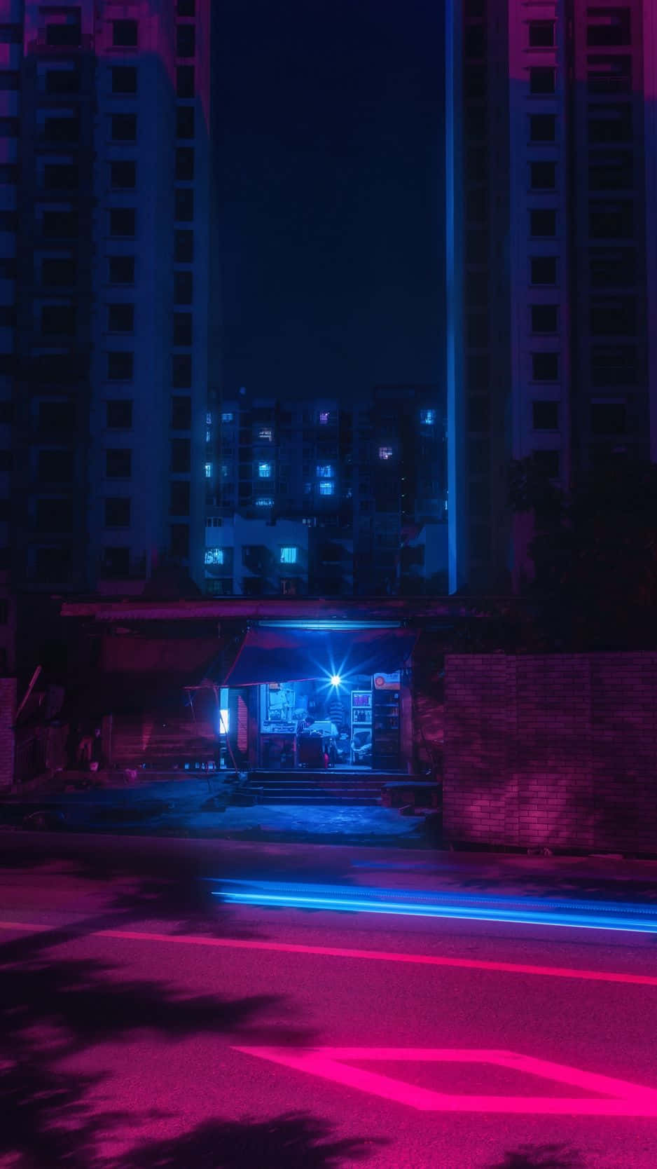 Fondo de Ciudad Neón Fondos de pantalla