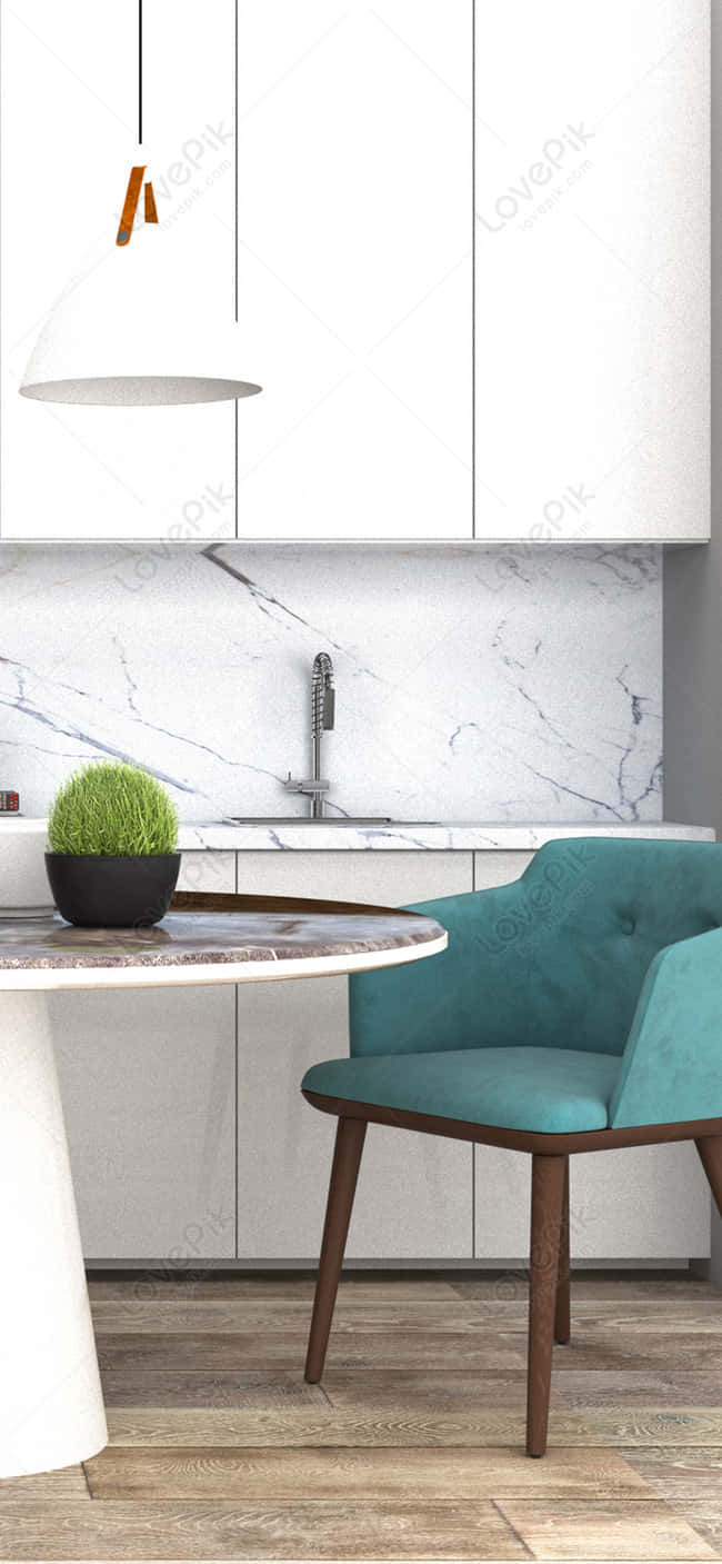 Fondo de cocina blanca temática para Android Fondos de pantalla