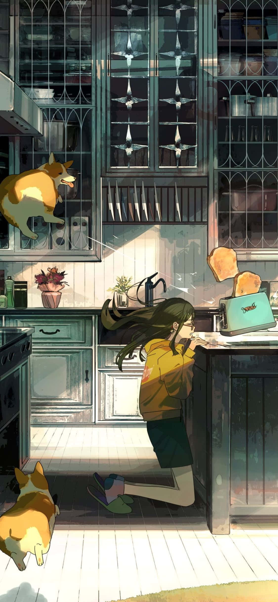 Fondo de Cocina Digital para iPhone XS Fondos de pantalla