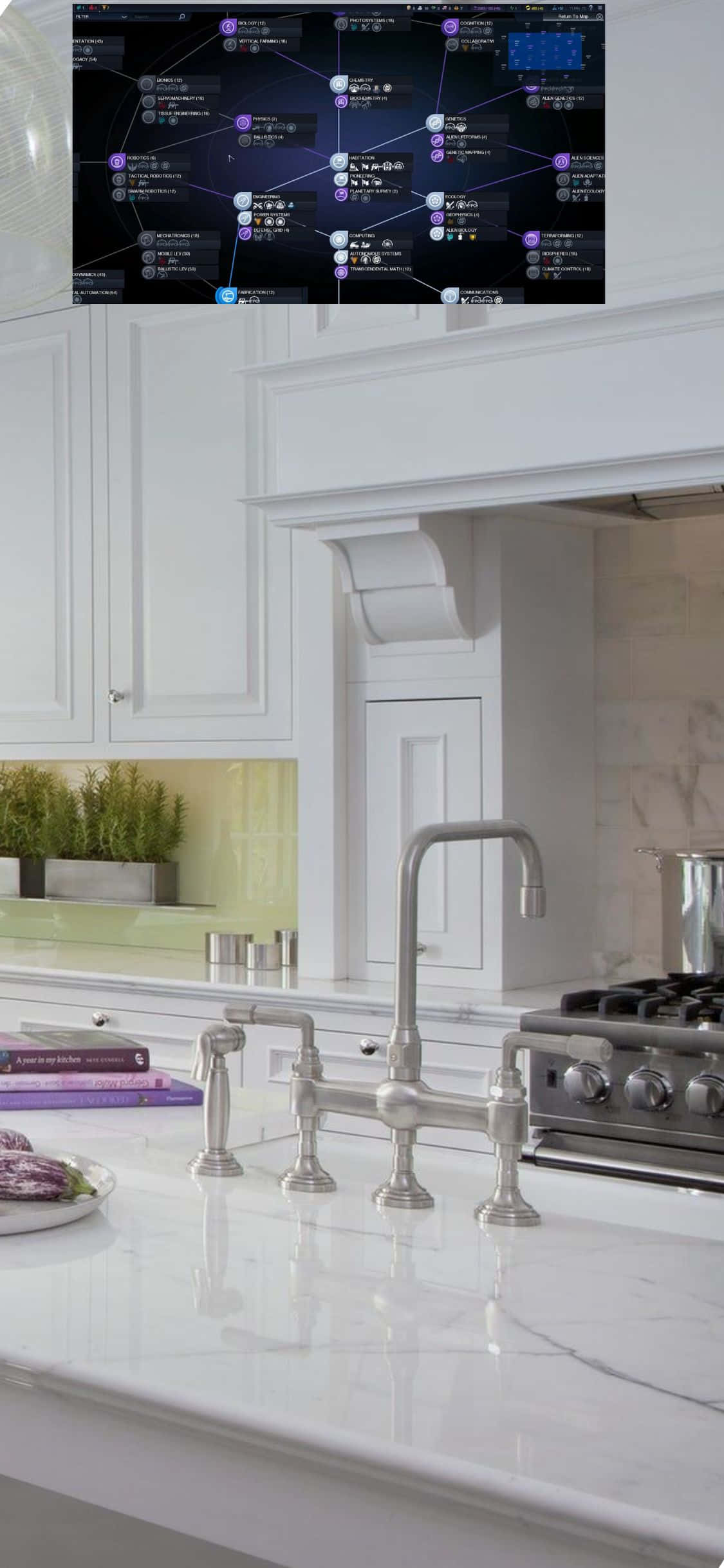 Fondo de Cocina iPhone X Totalmente Blanco Fondos de pantalla