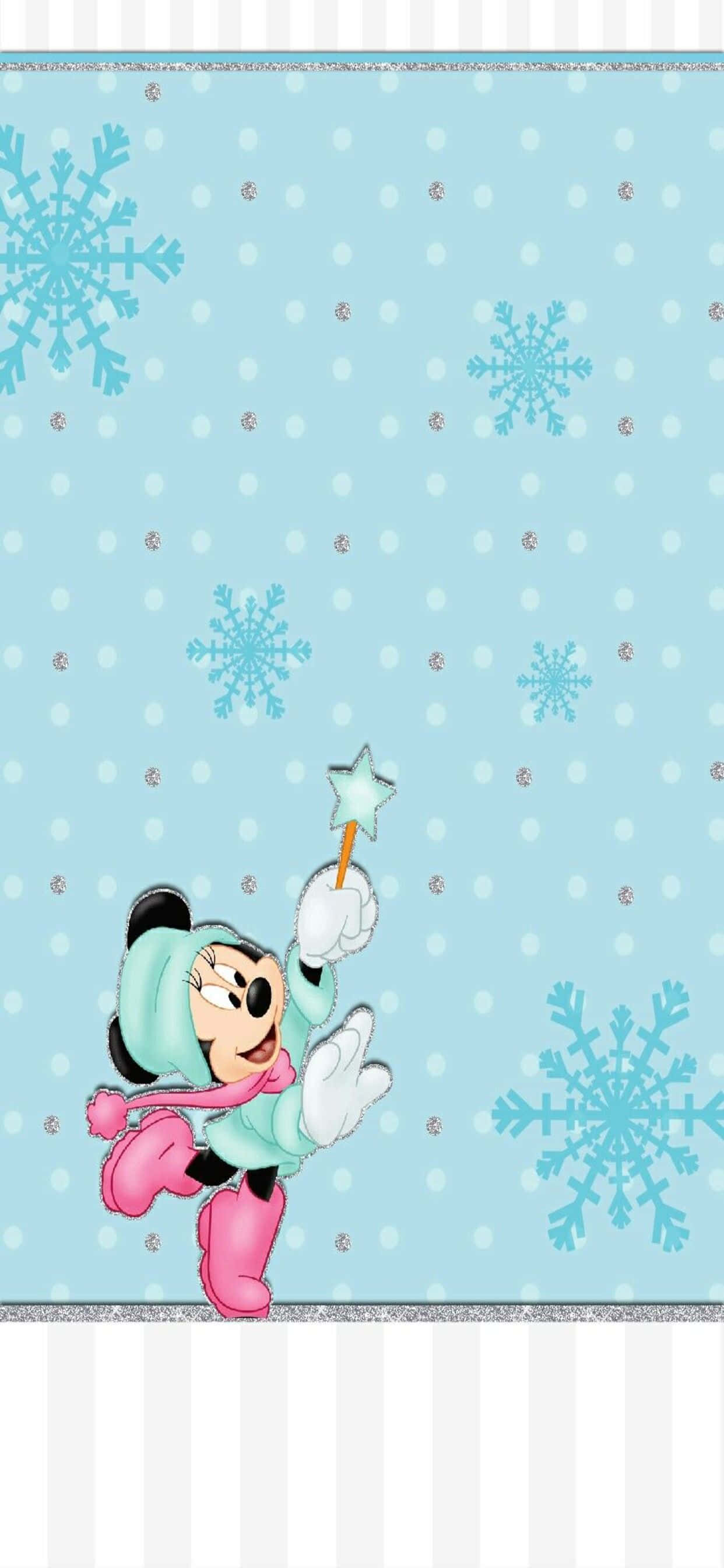 fondo de copos de nieve de mickey mouse Fondos de pantalla