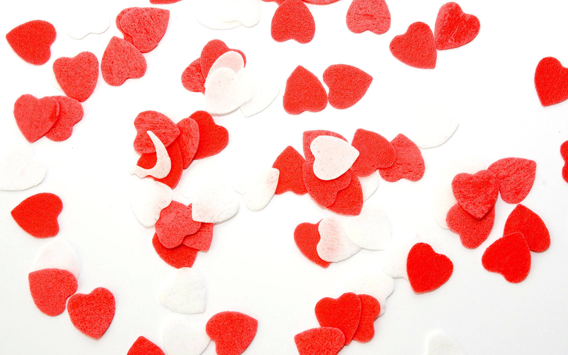 Fondo de corazones recortados en papel Fondos de pantalla