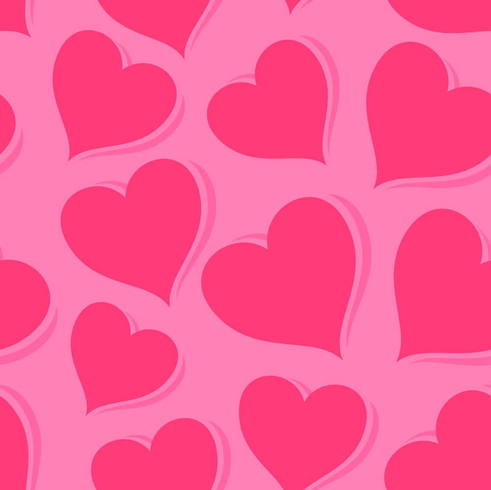 Fondo de Corazones Rosados en Arte Vectorial Fondos de pantalla