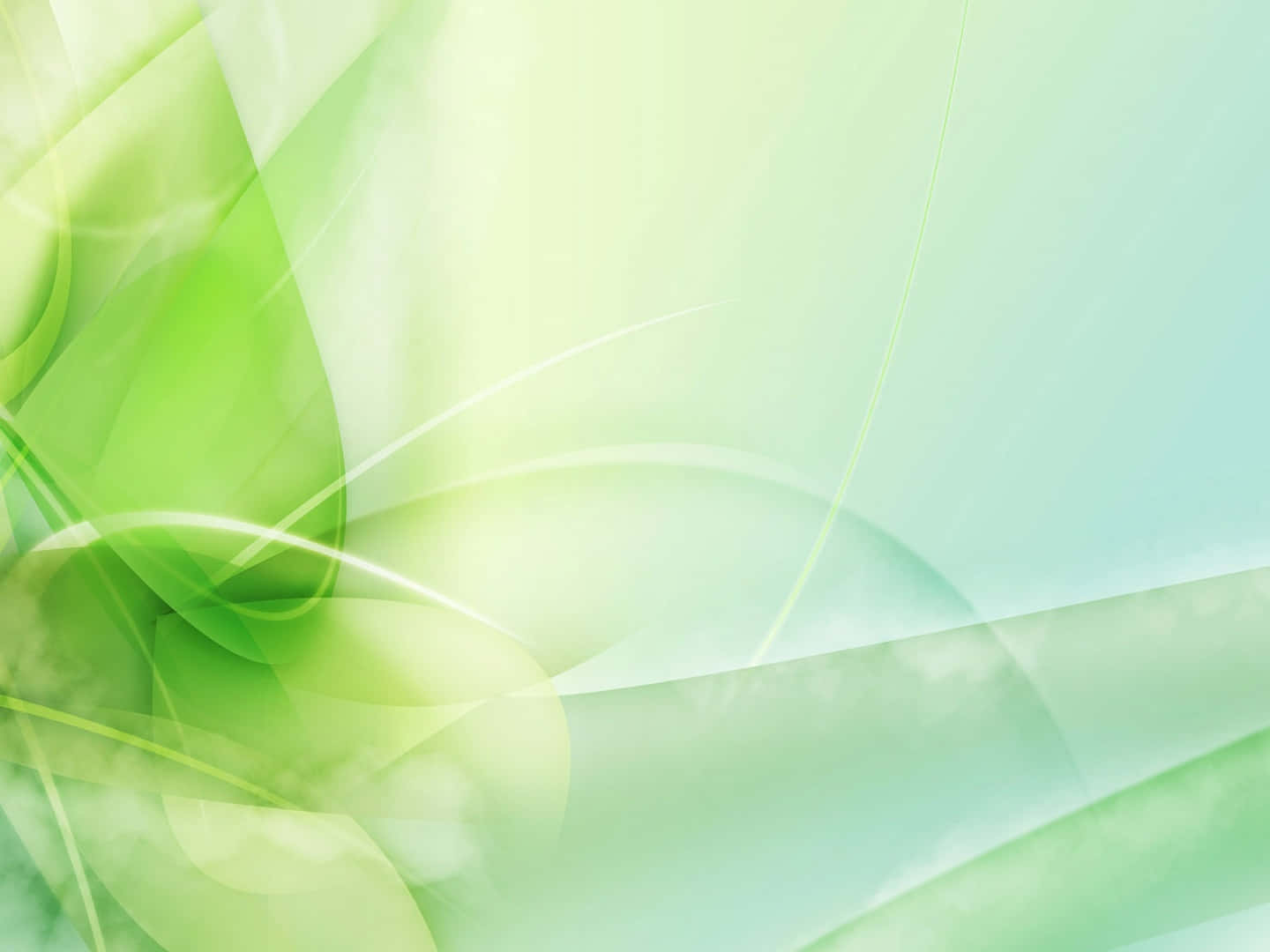 Fondo de curvas onduladas abstractas en verde claro Fondos de pantalla