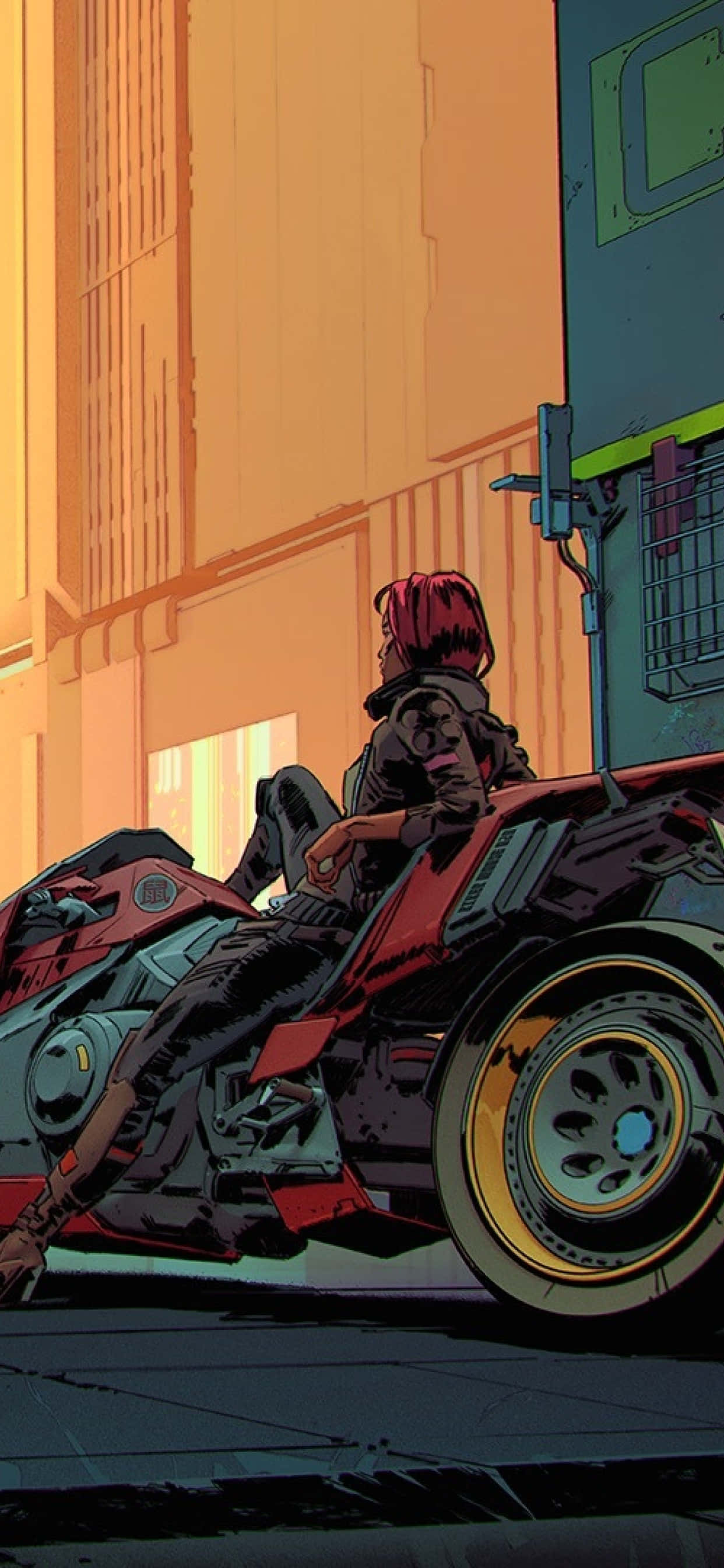 iPhone XS Max Cyberpunk 2077 Fondo Cómic Valerie Fondos de pantalla