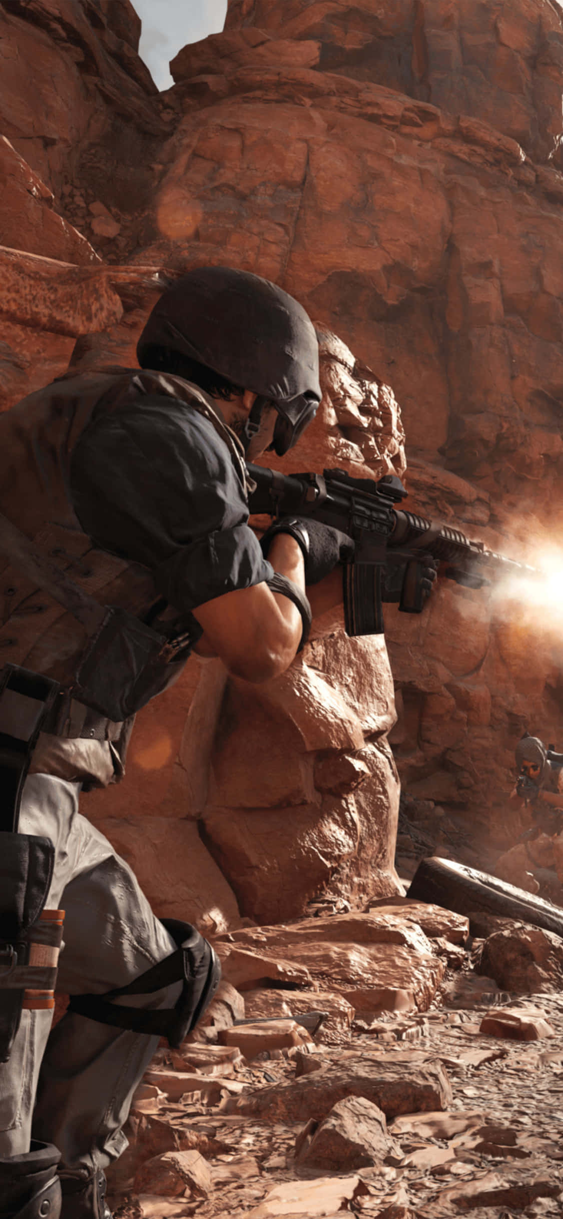Fondo de Desierto de Call of Duty Black Ops Cold War para iPhone XS Fondos de pantalla