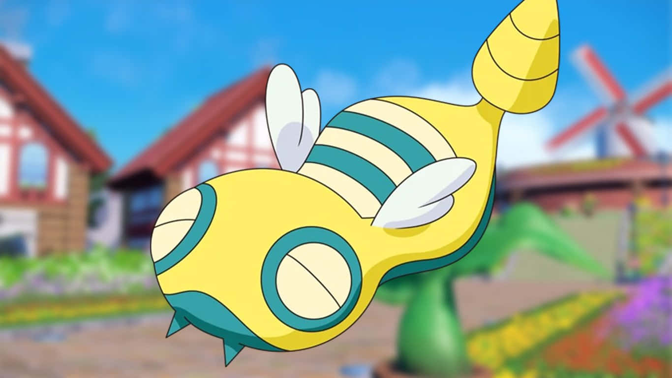 Fondo de Dunsparce con Casas Fondos de pantalla