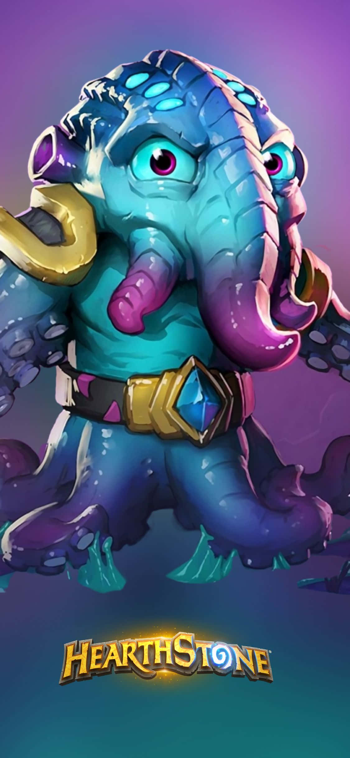 Fondo de Engendro de N'Zoth para iPhone XS de Hearthstone Fondos de pantalla