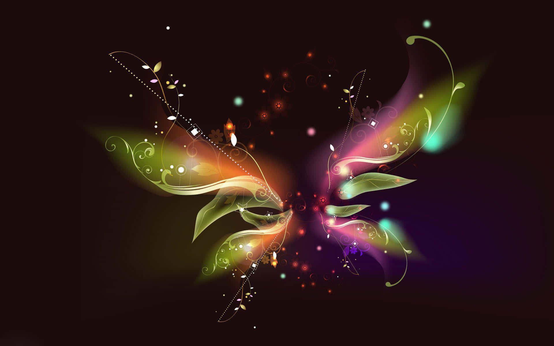 Fondo de escritorio abstracto de mariposa multicolor Fondos de pantalla