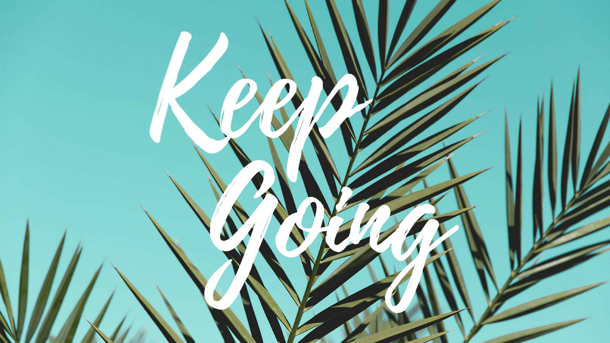 Fondo de escritorio estético e inspirador con frase 'Sigue adelante' Fondos de pantalla