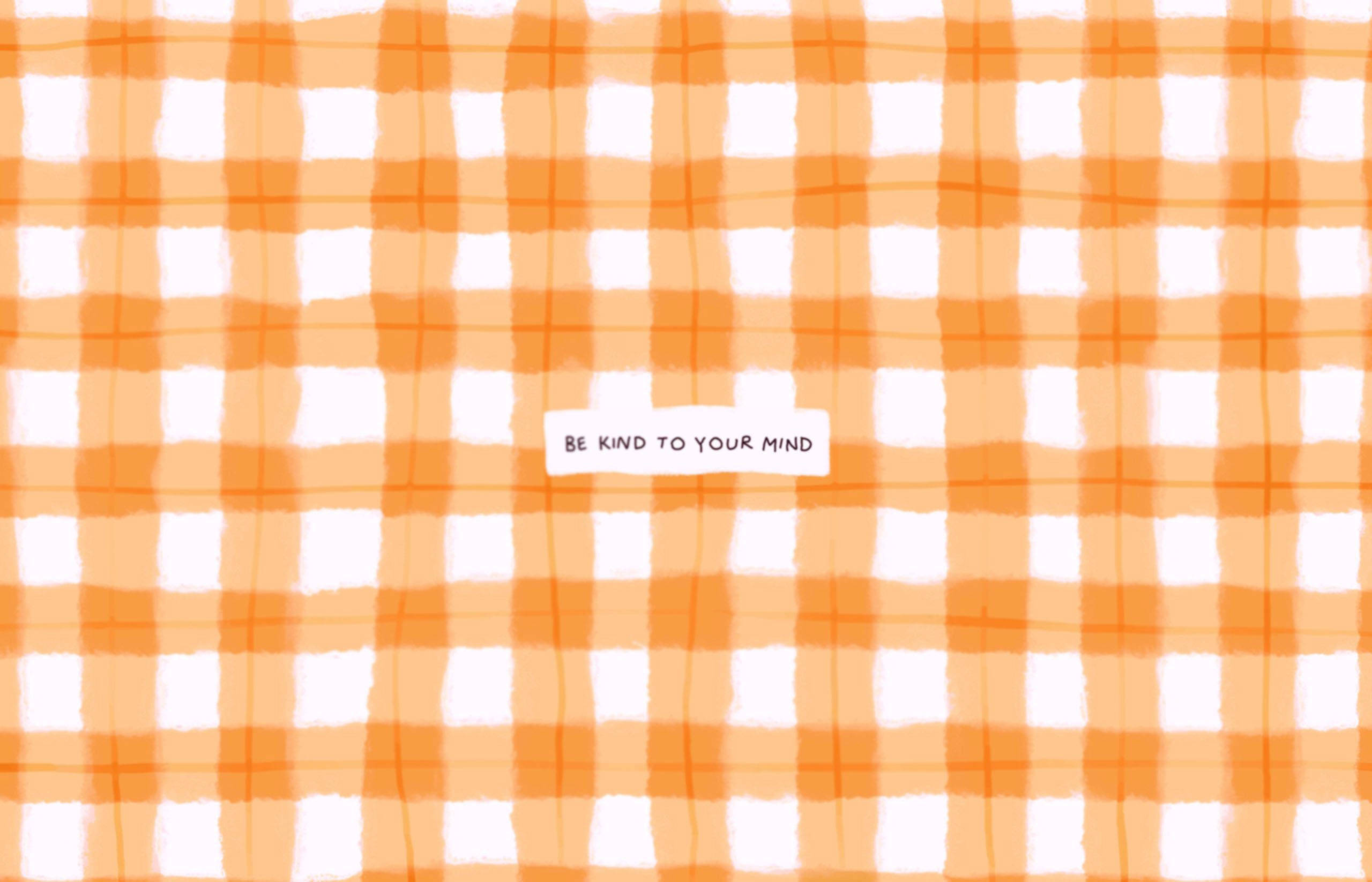 Fondo de Escritorio Naranja a Cuadros con Estilo Vibrante Fondos de pantalla