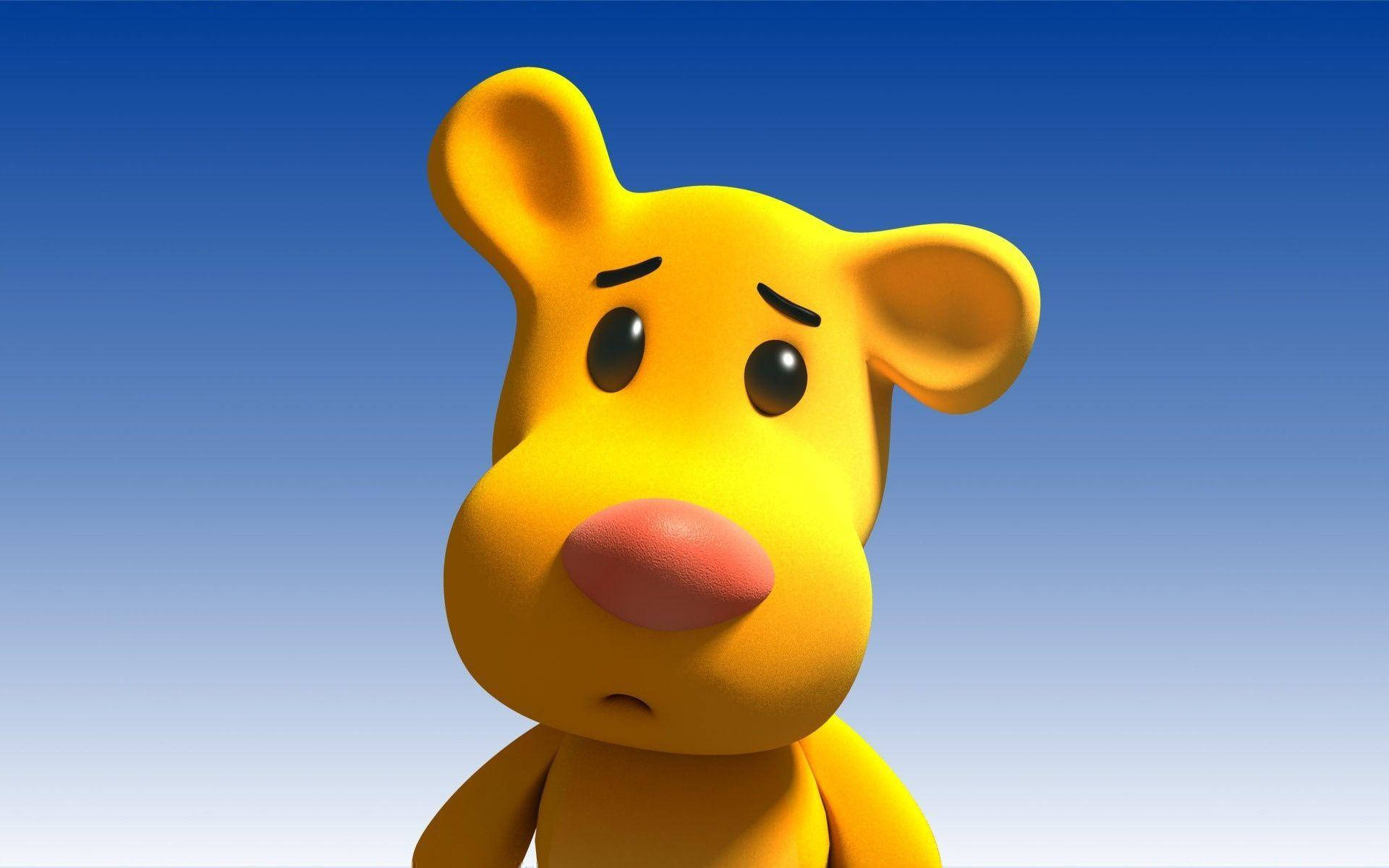 Fondo de Escritorio Oso Amarillo Lindo Fondos de pantalla