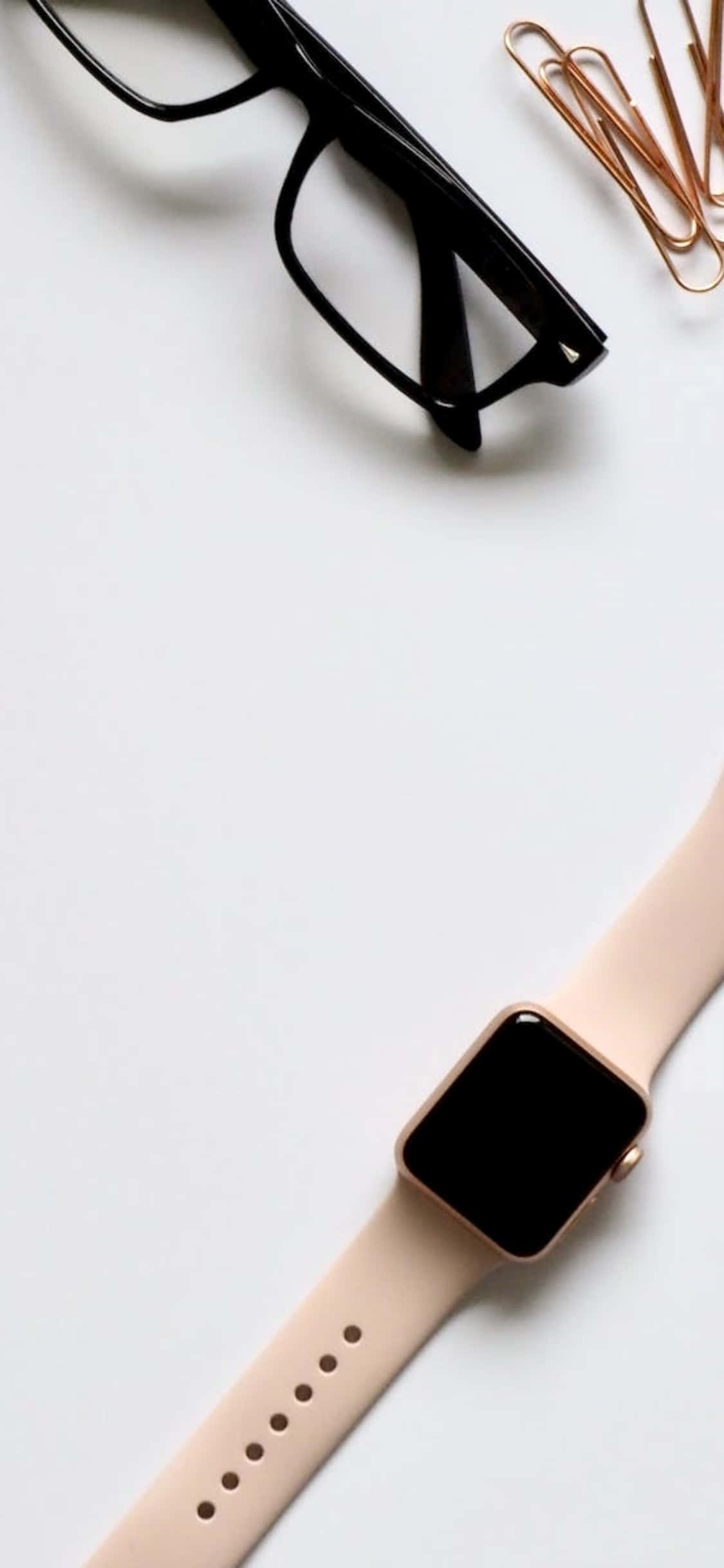 Fondo de Escritorio para iPhone X con Gafas y un iWatch Fondos de pantalla