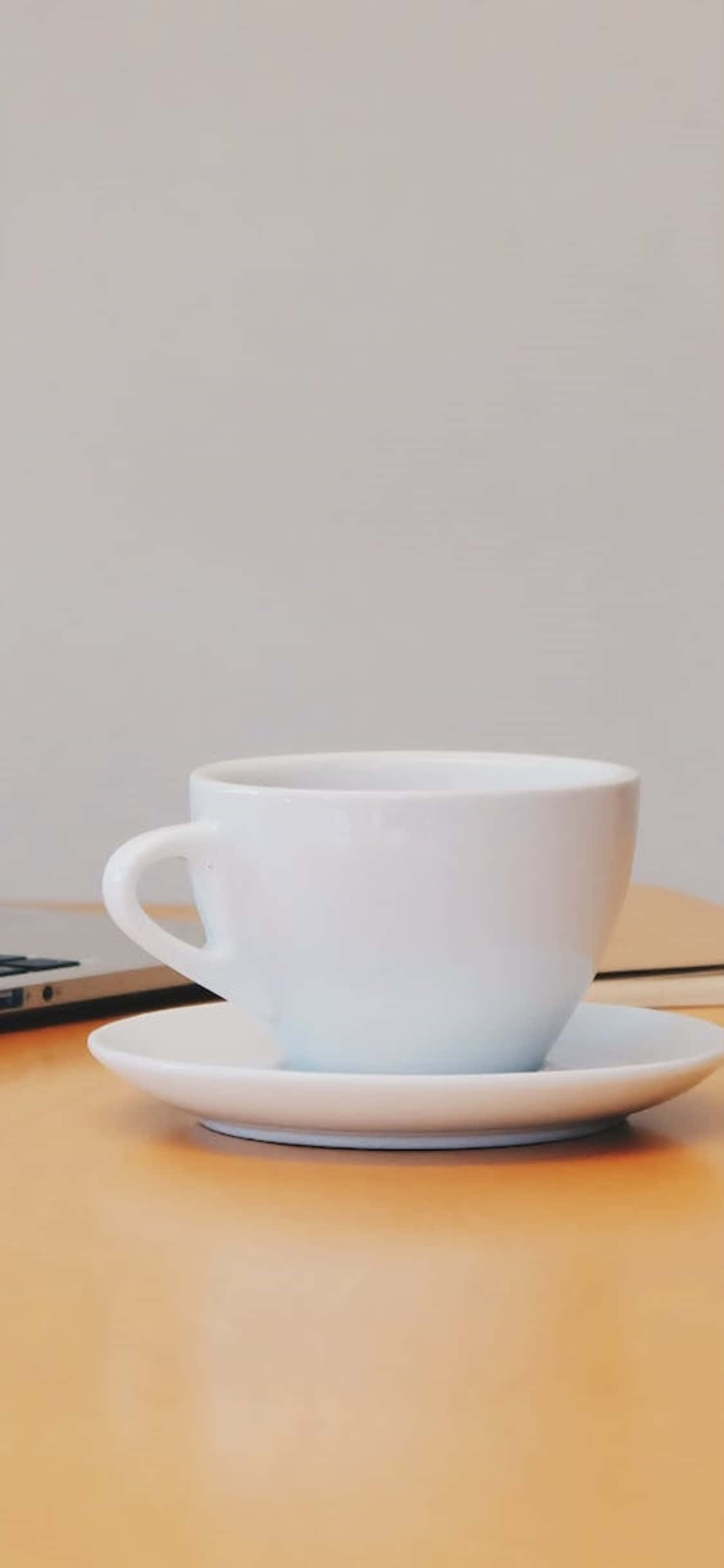 Fondo de escritorio para iPhone X con taza de café blanca Fondos de pantalla
