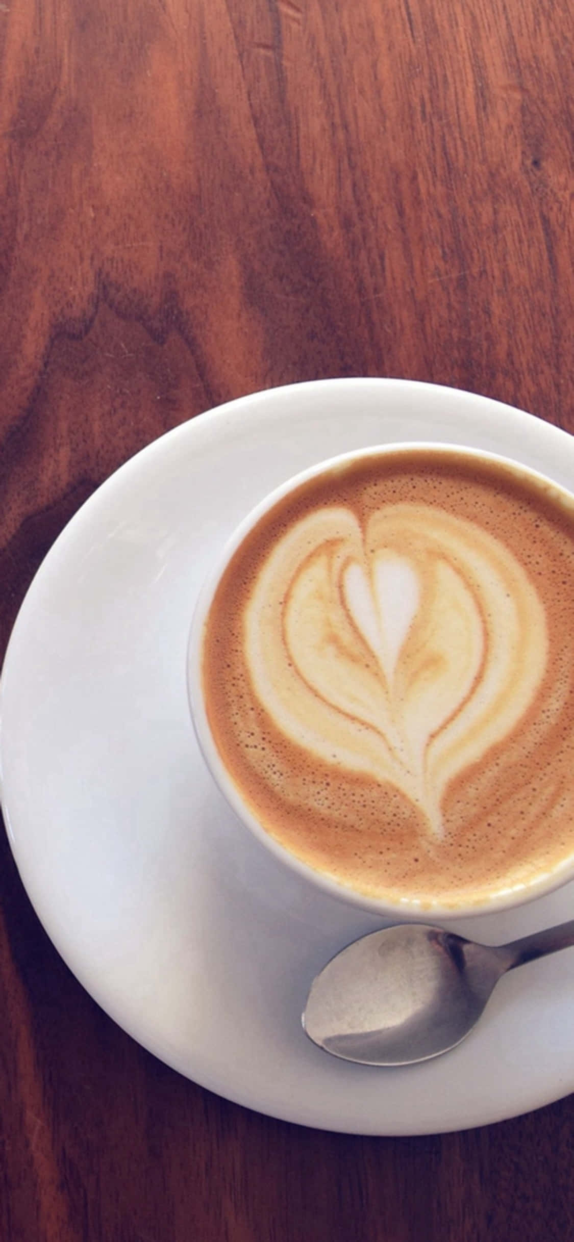 Fondo de Escritorio para iPhone X con Taza de Café Espumosa Fondos de pantalla