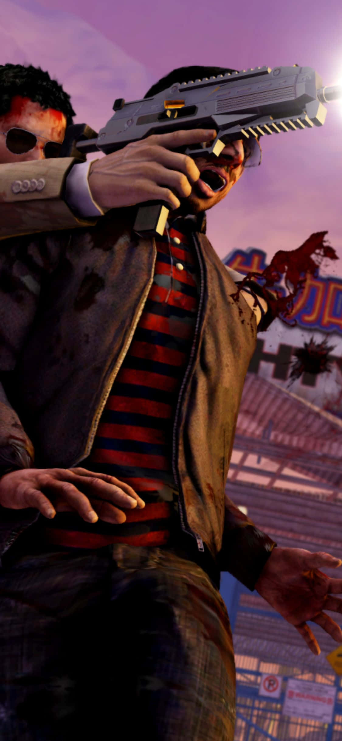Fondo de Escudo Humano de Sleeping Dogs para iPhone XS Fondos de pantalla