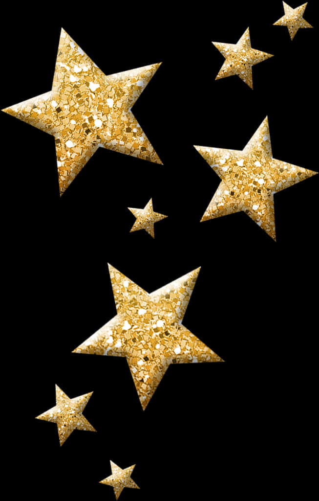 Fondo de Estrellas Doradas Brillantes Fondos de pantalla