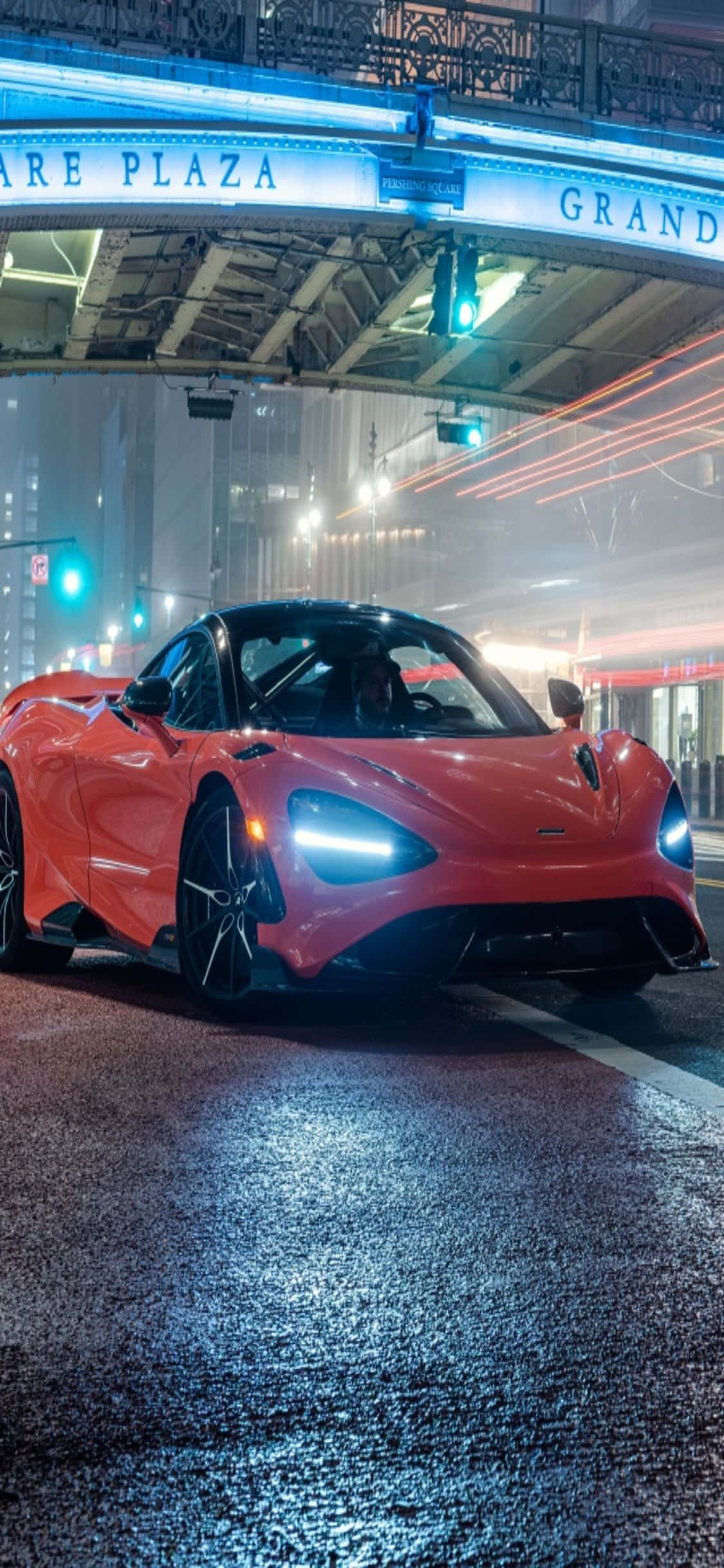 Fondo de exhibición de autos McLaren 720S para iPhone X Fondos de pantalla