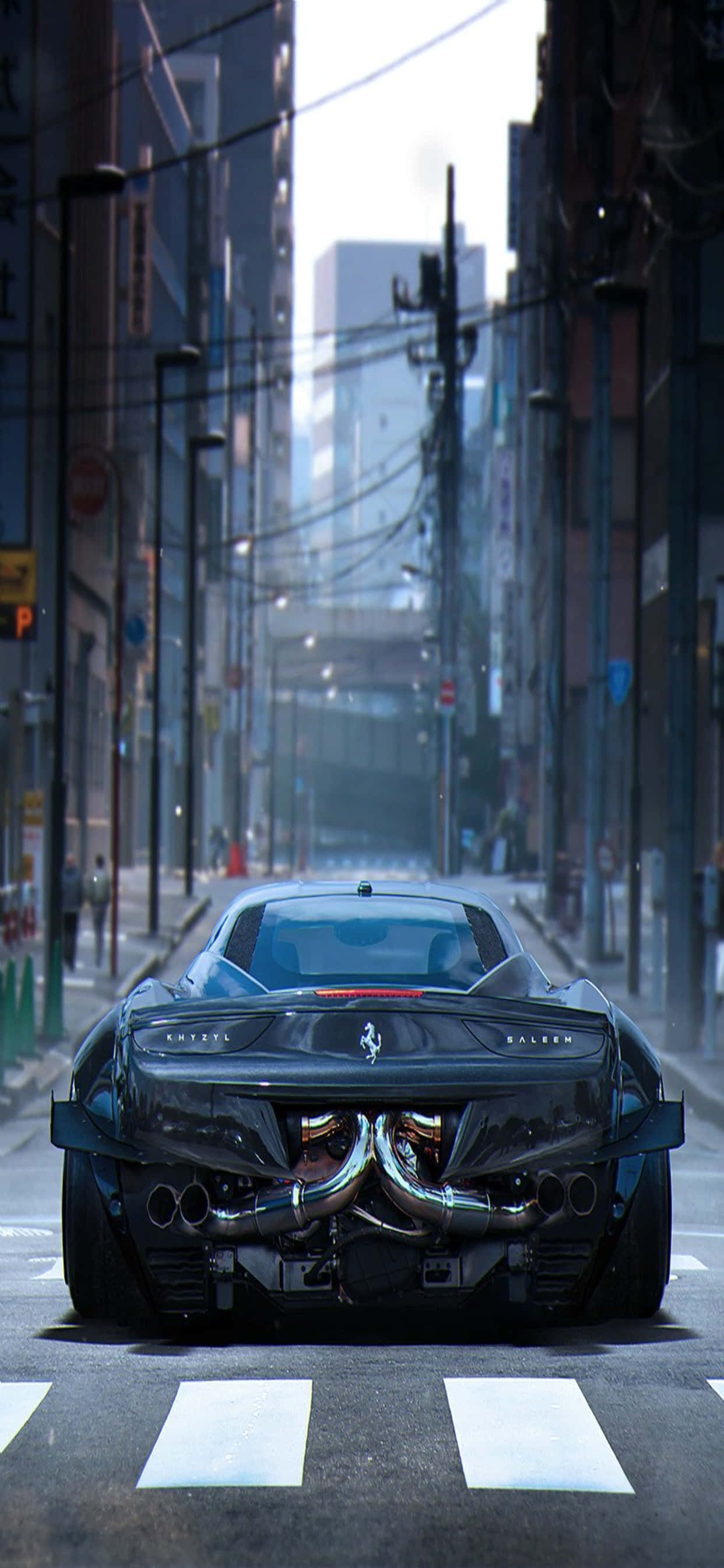 Fondo de Ferrari para iPhone Xs Max Ferrari 458 Negro Fondos de pantalla