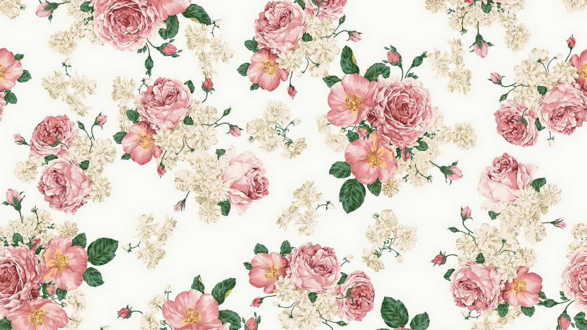 Fondo de Flores Rosas Estética Veraniega Fondos de pantalla