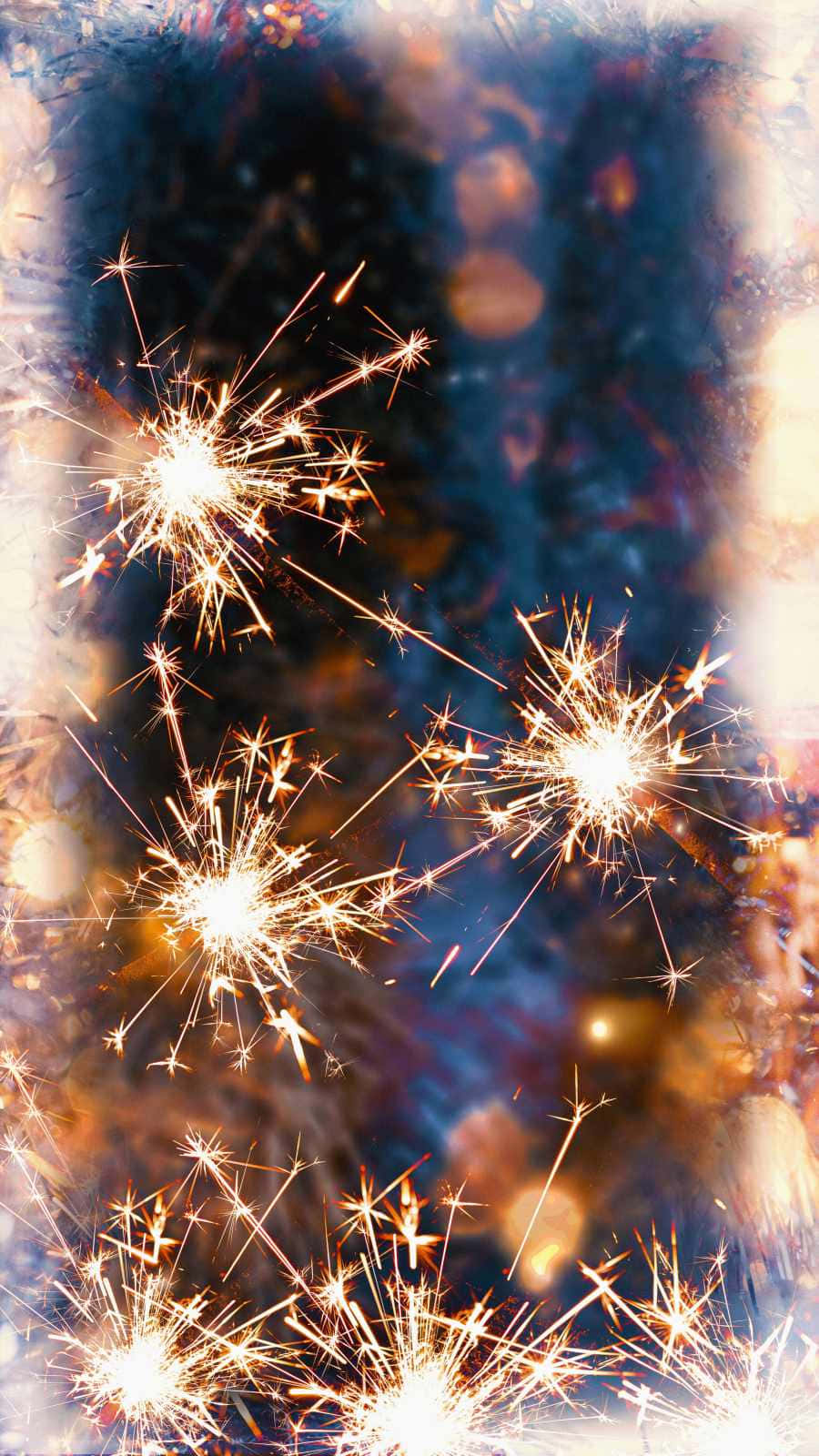 Fondo de Fuegos Artificiales con Bengalas Fondos de pantalla