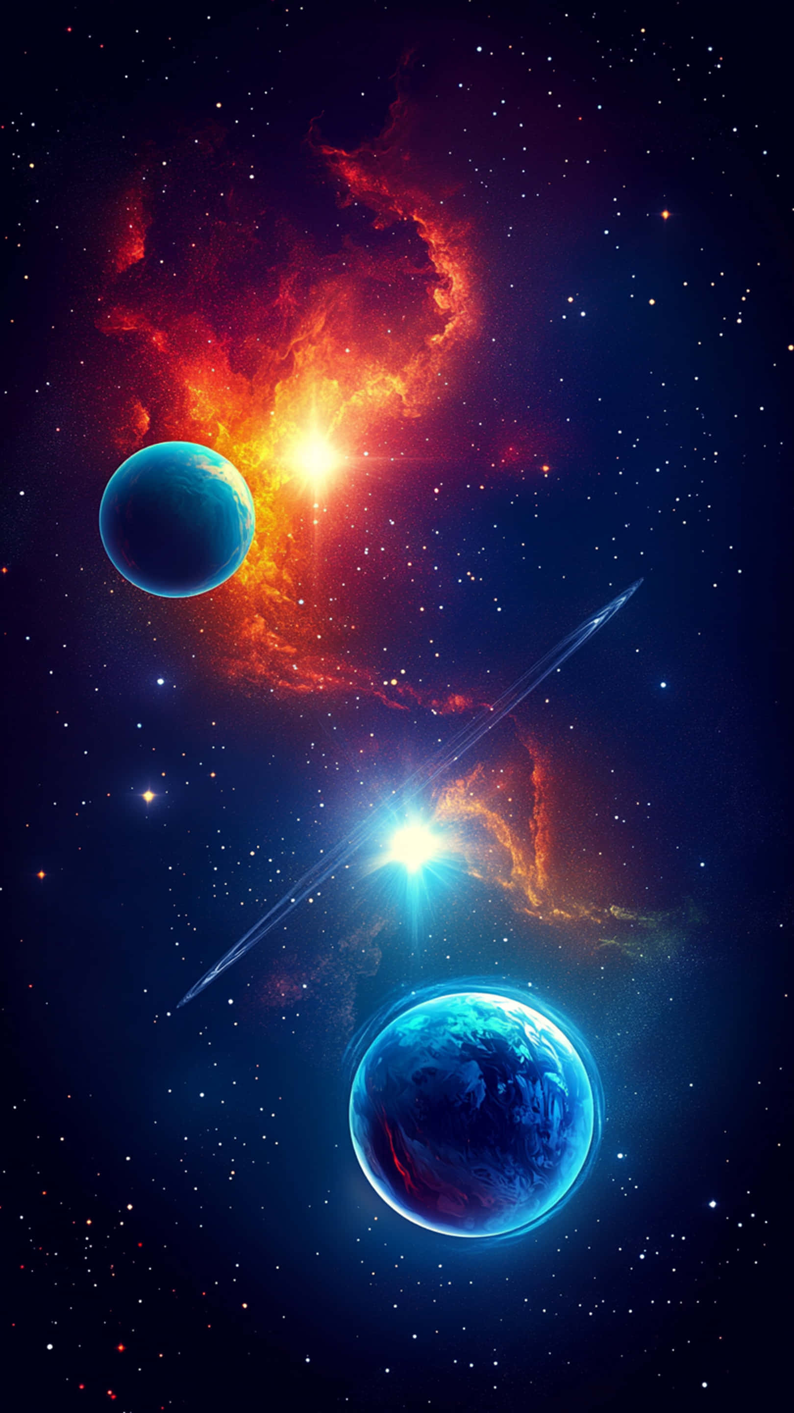 Fondo de galaxia vegetal Fondos de pantalla