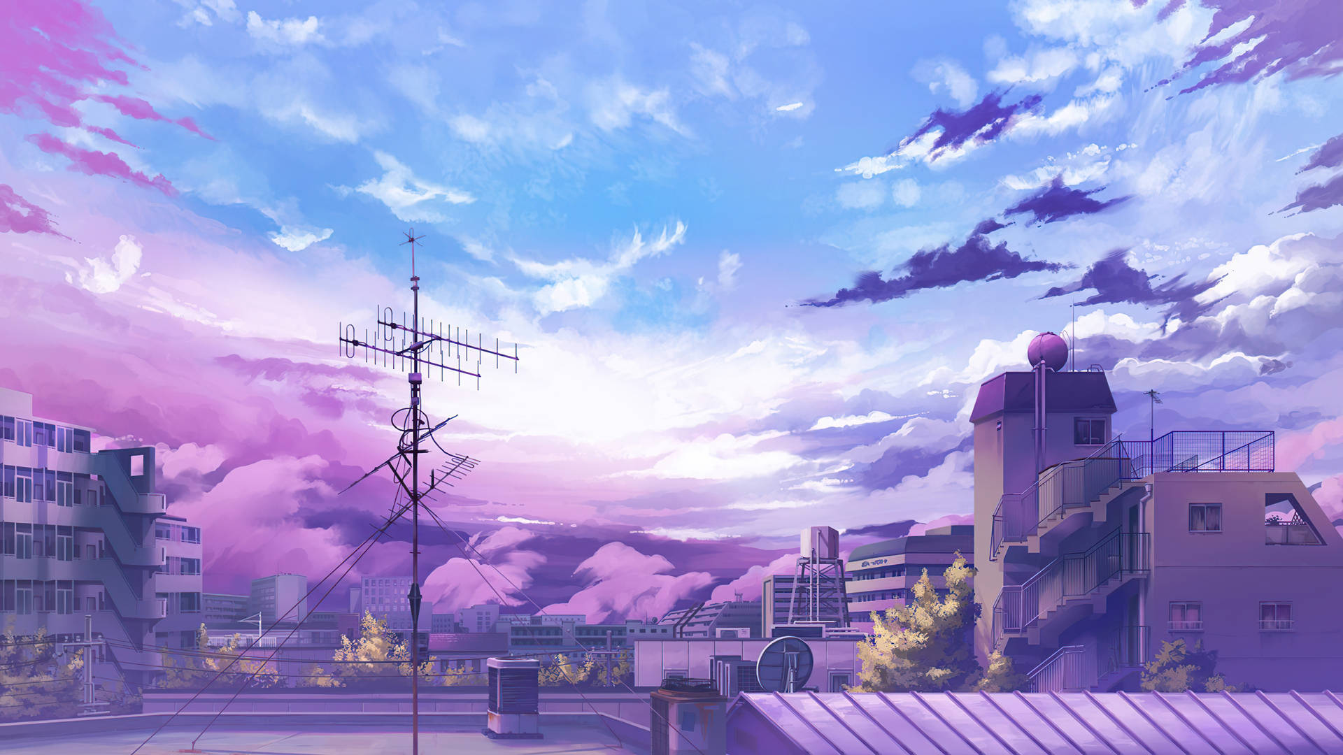 Fondo de pantalla Galaxy tablet anime galaxia morado