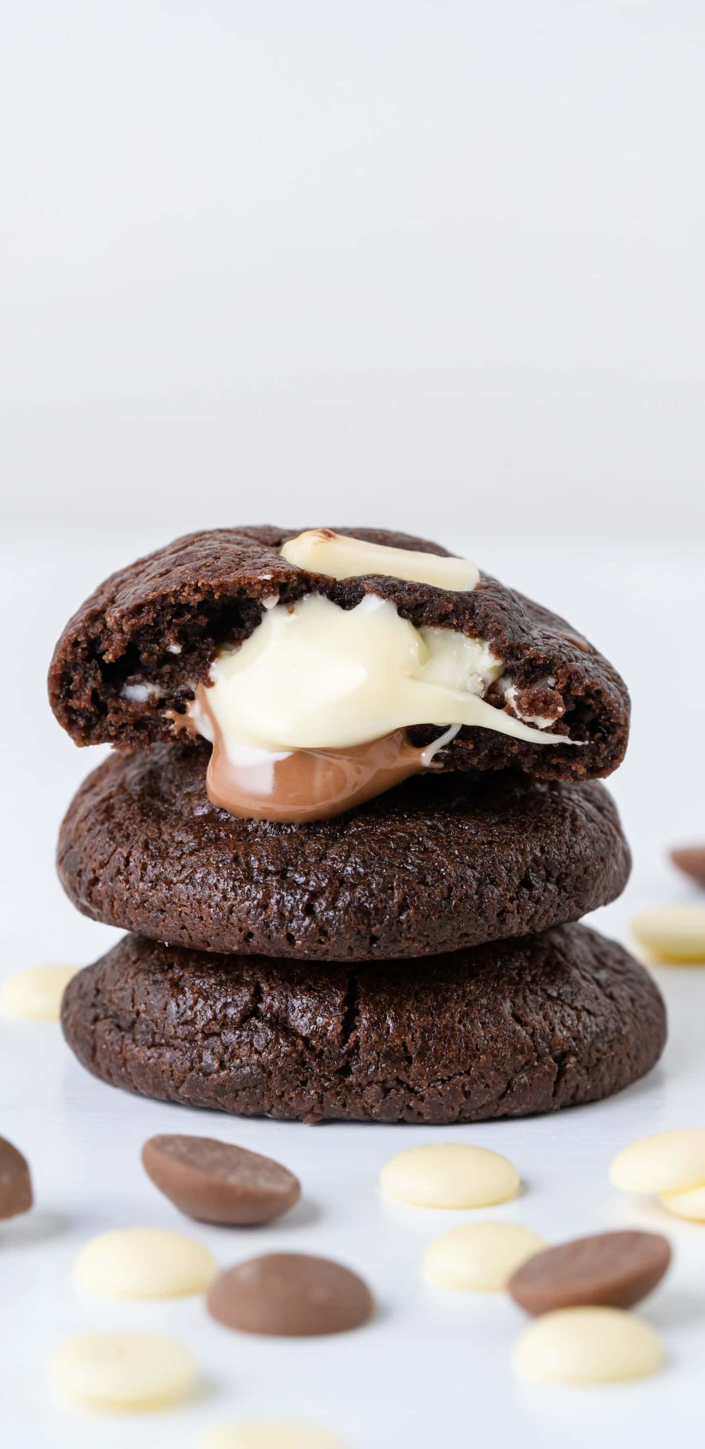 Fondo de Galletas con Relleno de Chocolate Blanco para Pixel 3XL Fondos de pantalla