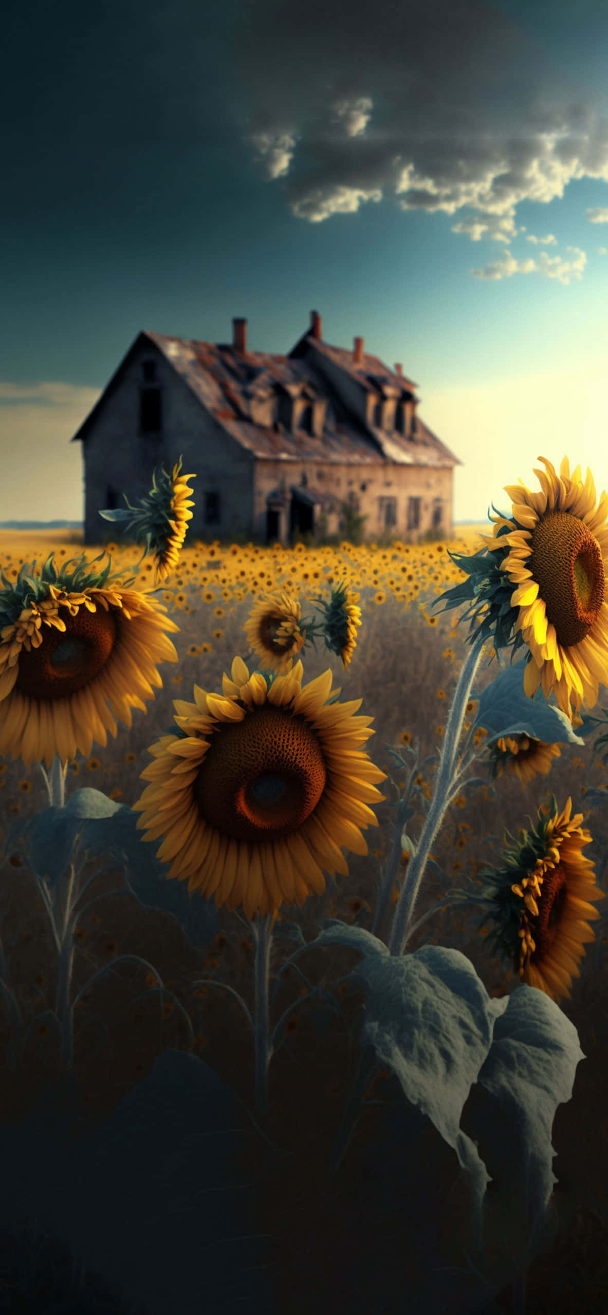 Fondo de girasoles Fondos de pantalla