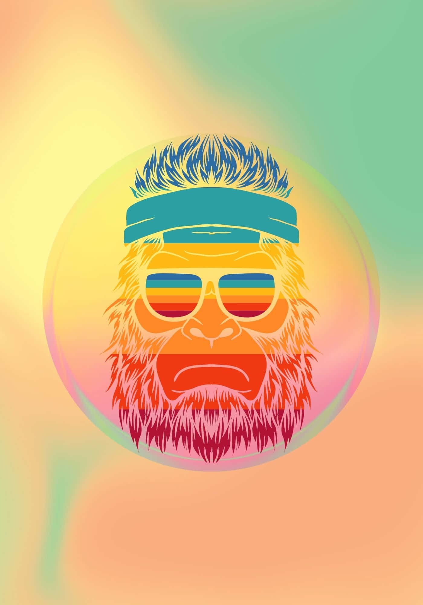 Fondo de Gorila Genial con Lentes de Sol Fondos de pantalla