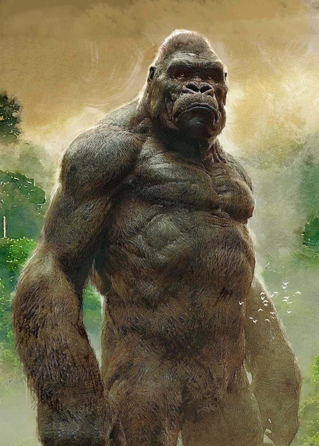 Fondo de Gorila Musculoso Pixel 3 Fondos de pantalla
