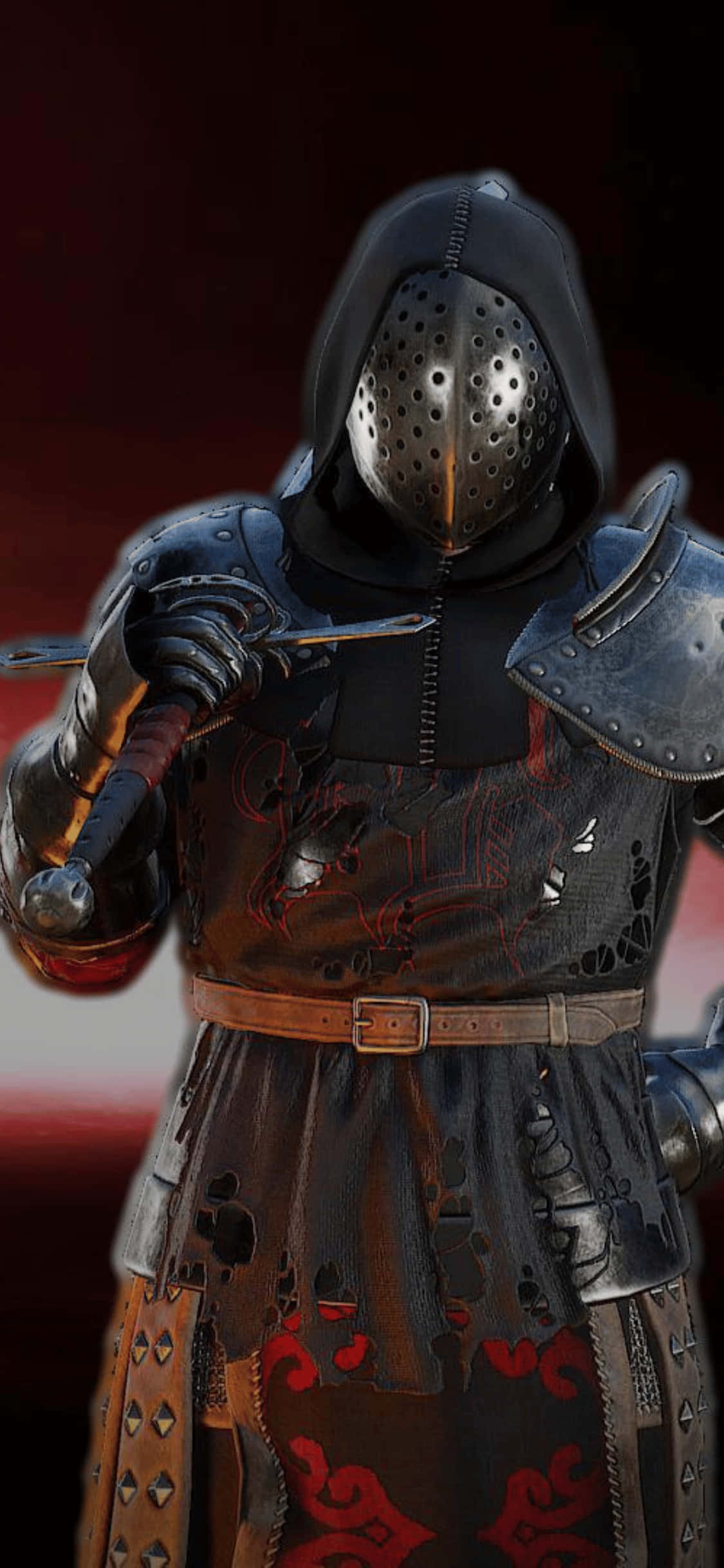 Fondo de Guerrero Negro para iPhone XS de Mordhau Fondos de pantalla