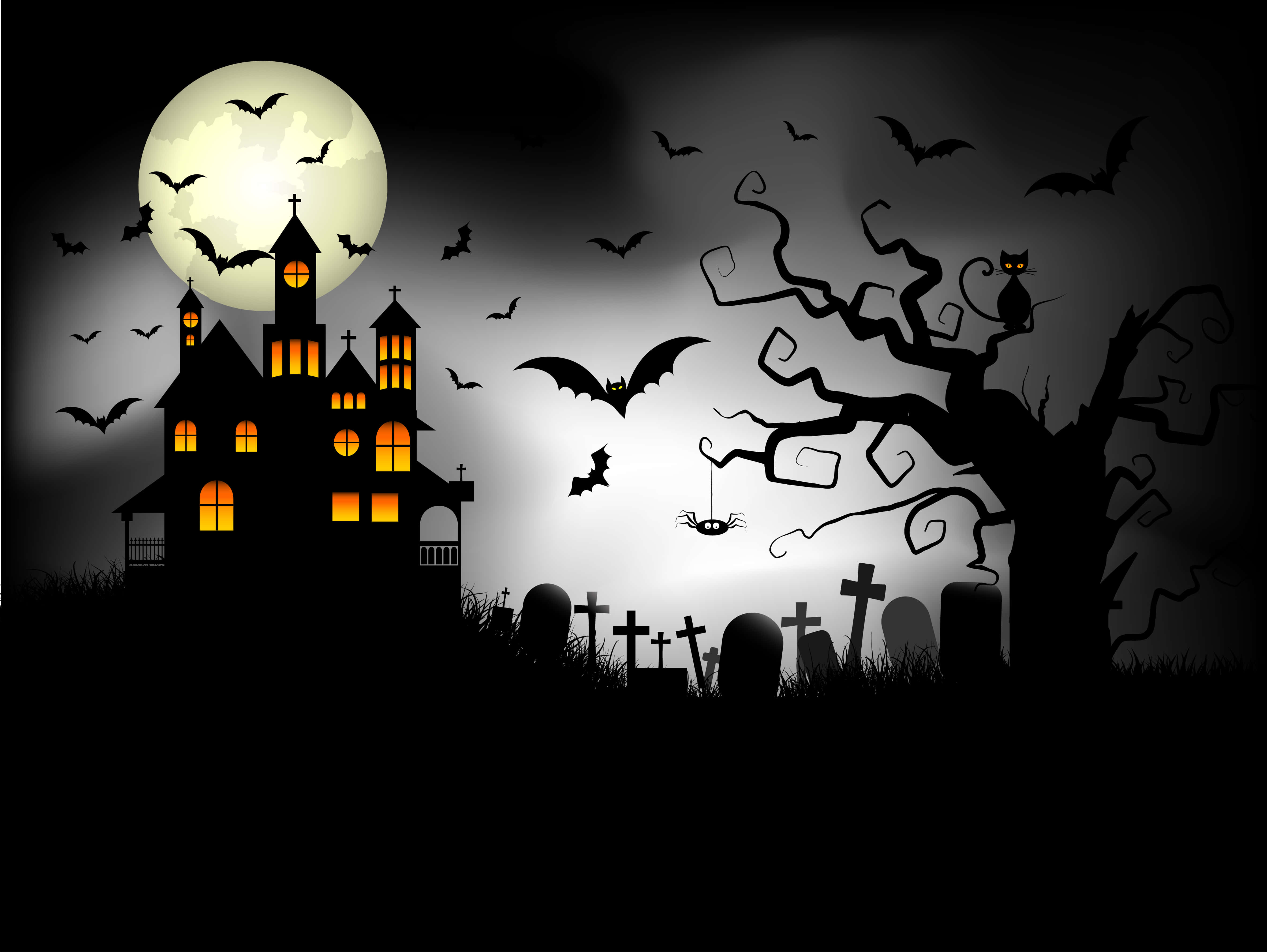 Fondo de Halloween Espeluznante Fondos de pantalla
