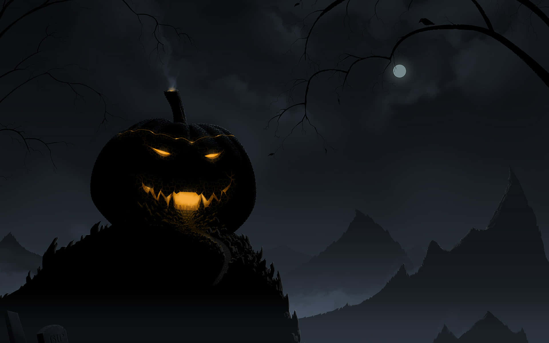 Fondo de Halloween de Miedo Fondos de pantalla