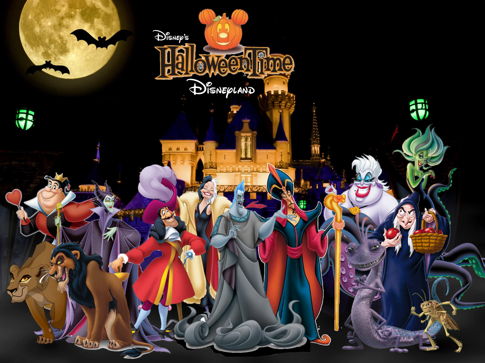 Fondo de Halloween de Disney 1600 x 1200 Fondos de pantalla