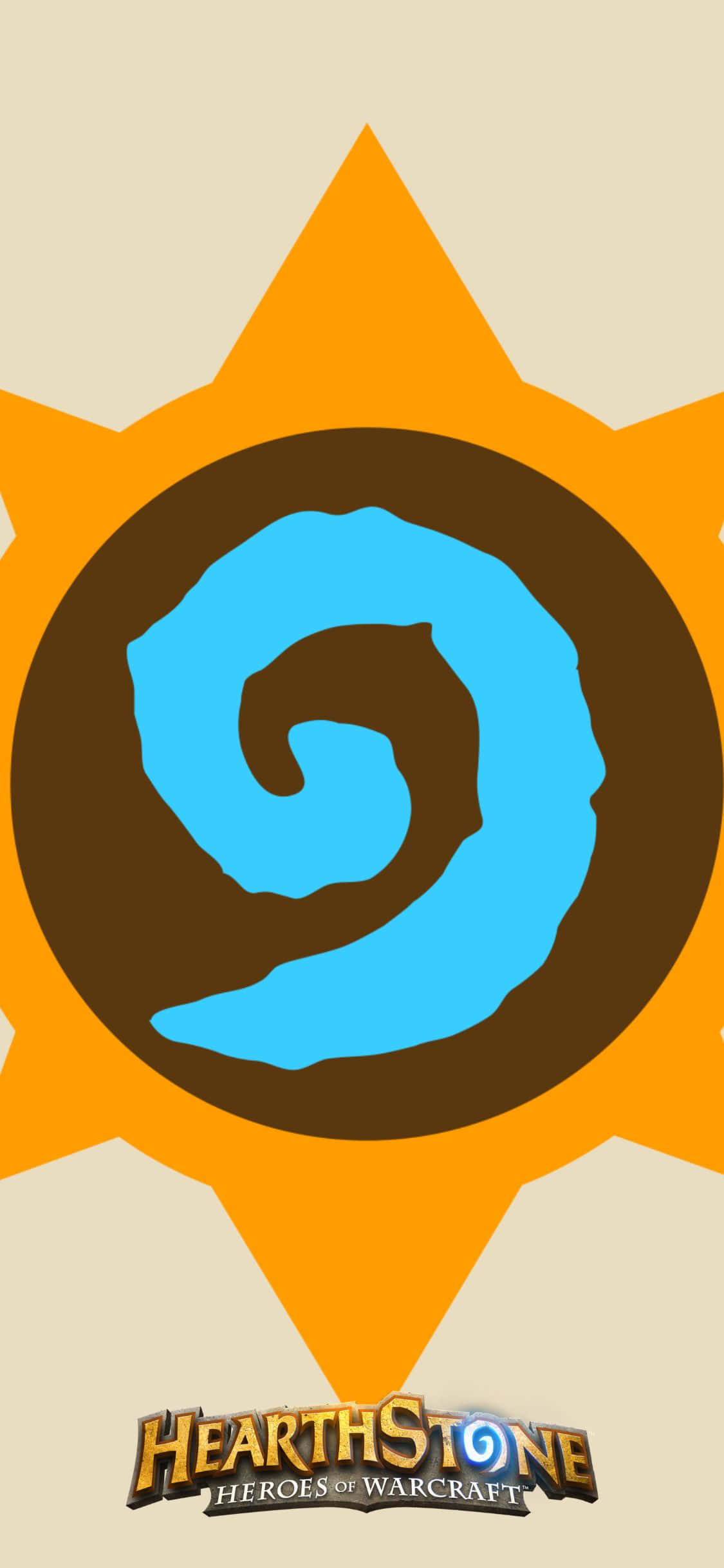 Fondo de Hearthstone con Logo del Juego para iPhone XS Fondos de pantalla
