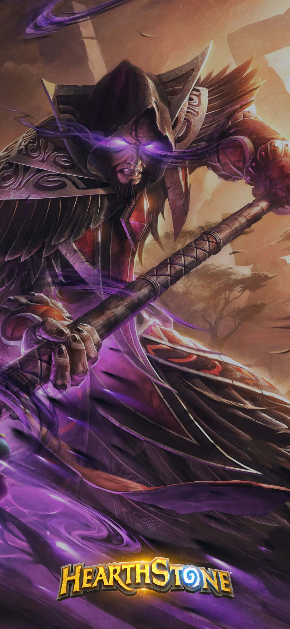 Fondo de Hearthstone con Medivh para iPhone XS Fondos de pantalla