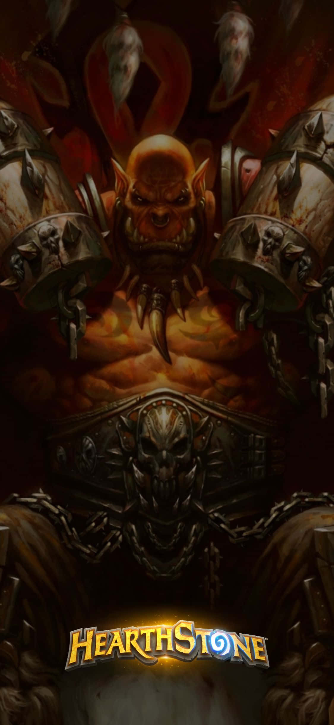 Fondo de Garrosh Hellscream para iPhone XS de Hearthstone Fondos de pantalla