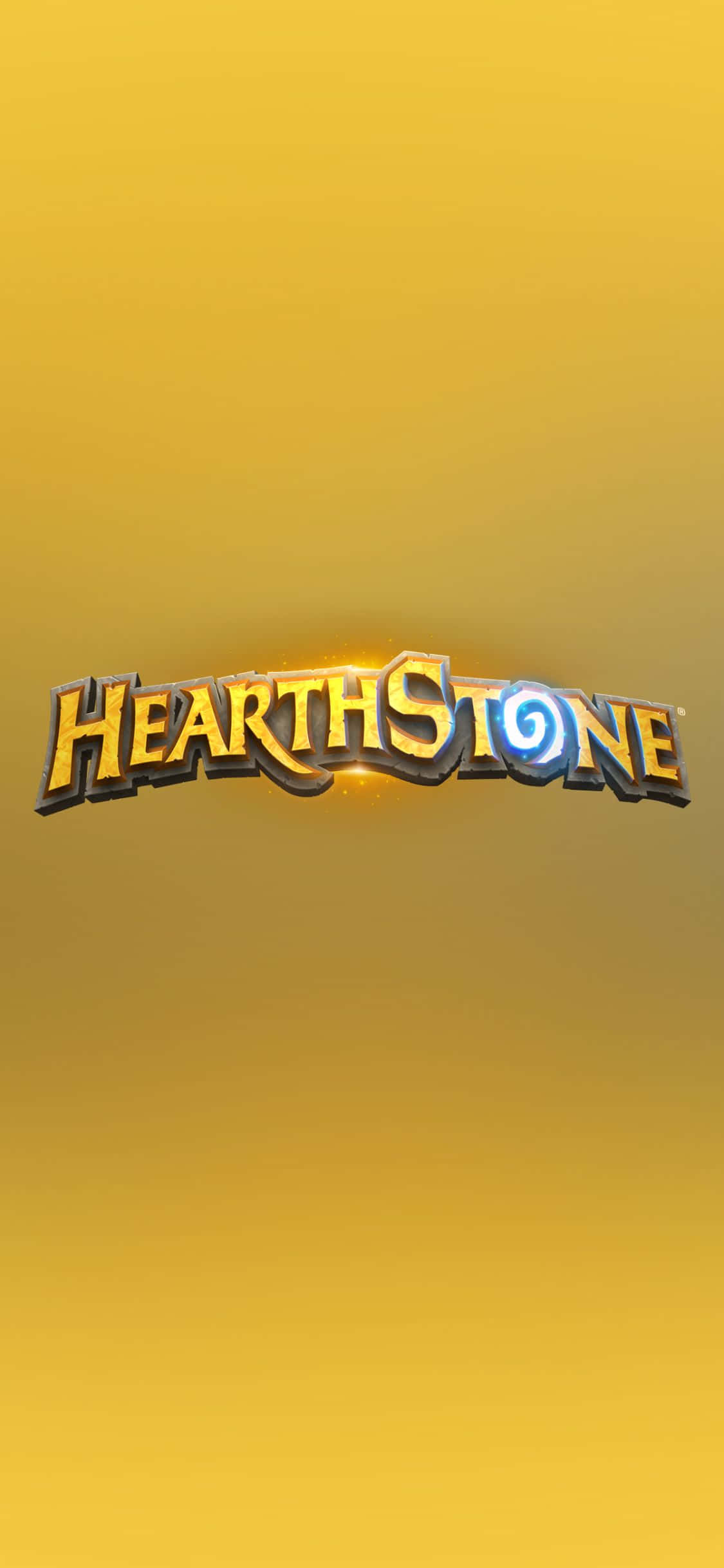 Fondo de Hearthstone para iPhone XS con el título del juego Fondos de pantalla