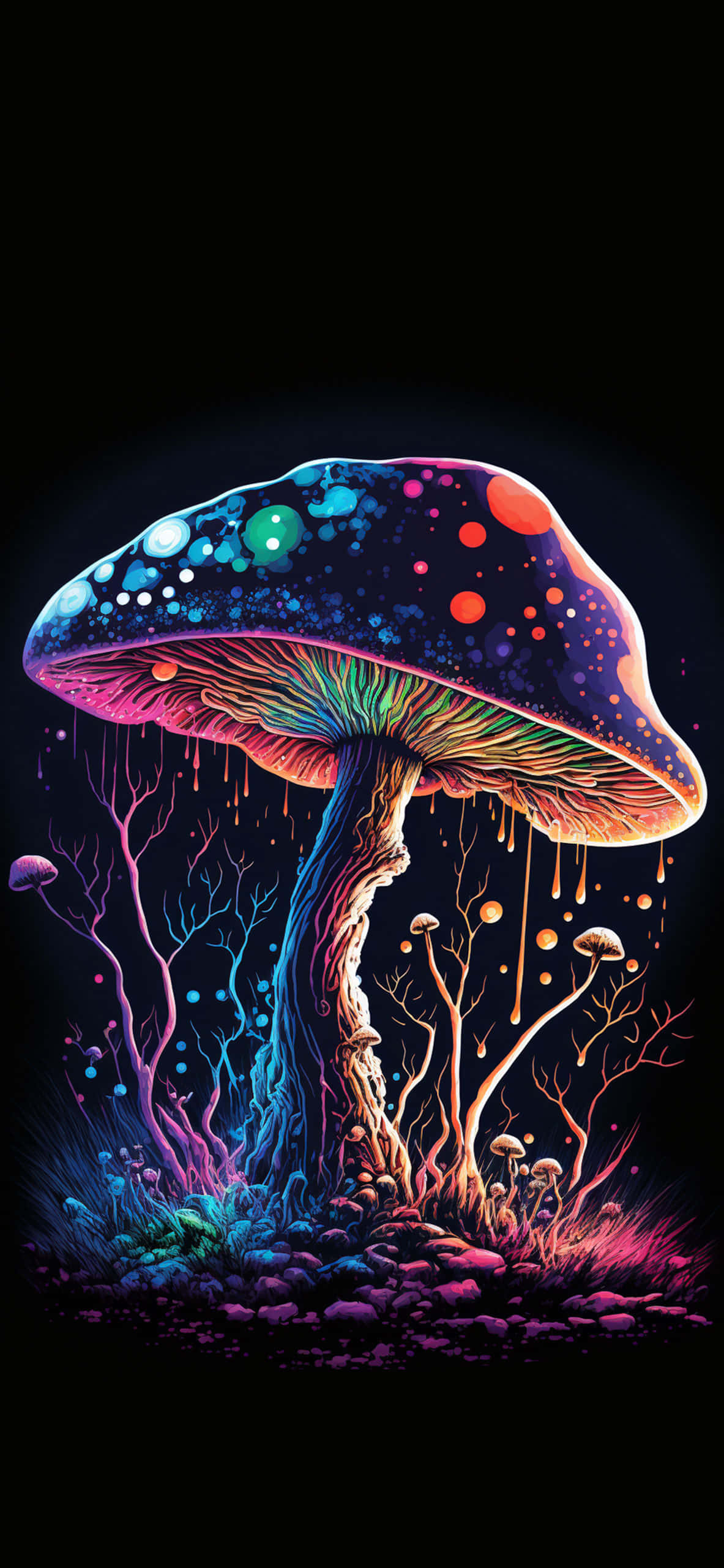 Fondo de hongo psicodélico Fondos de pantalla