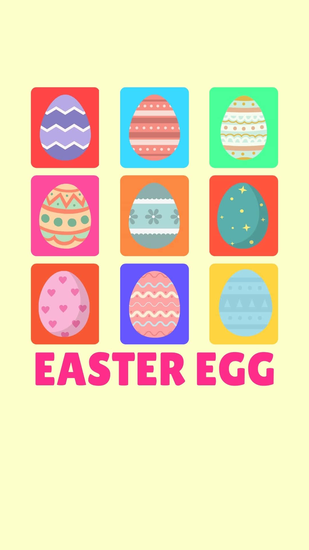 Fondo de Huevos de Pascua Amarillo Pastel Fondos de pantalla