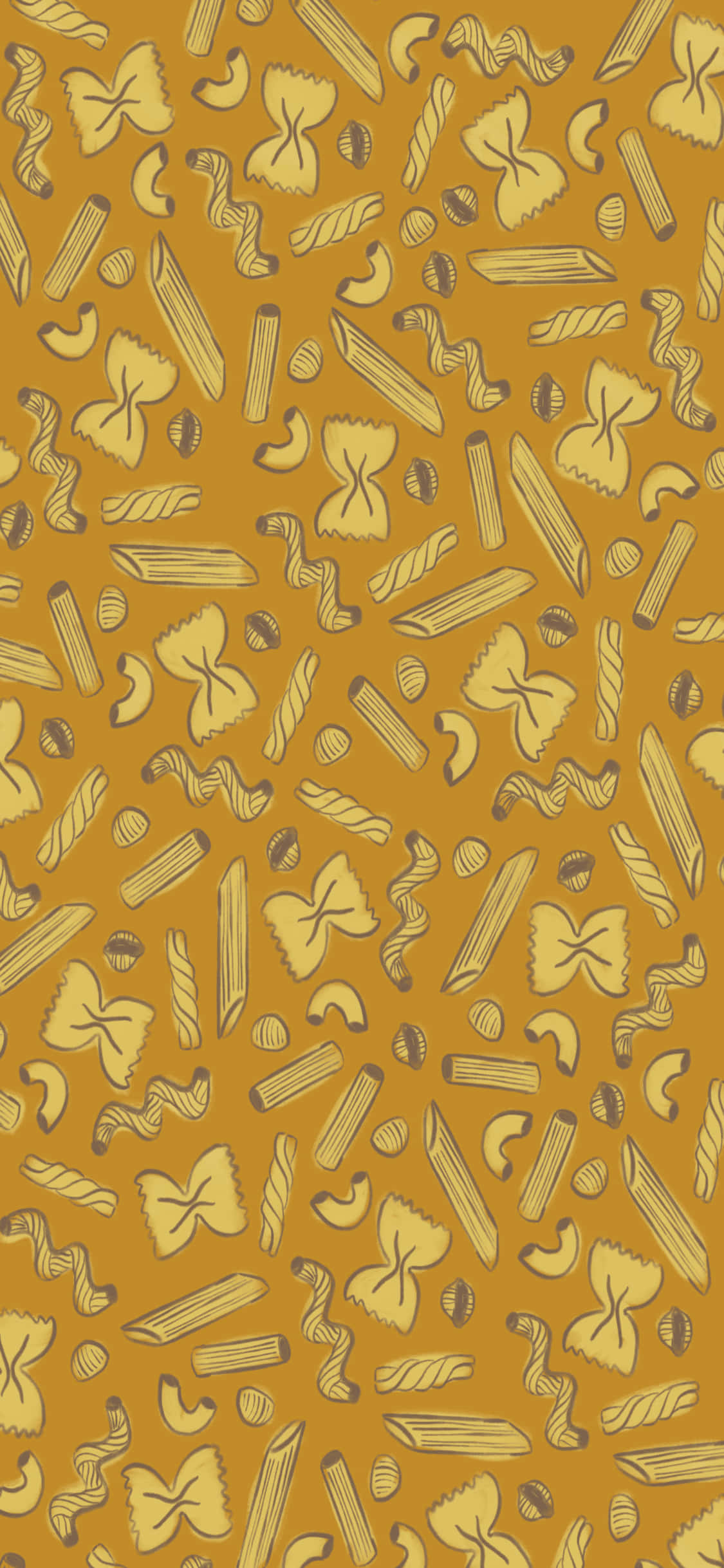 Fondo de Ilustración de Pasta para iPhone X Fondos de pantalla