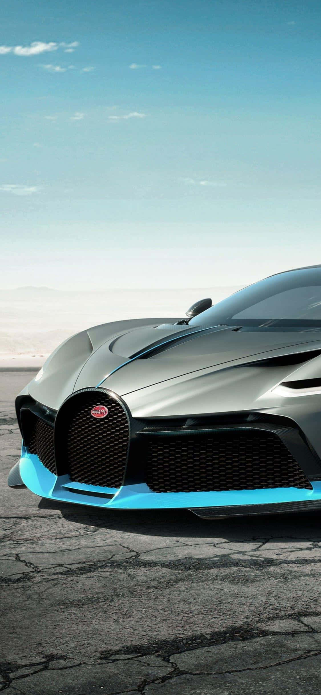 Fondo de iPhone XS Max Project Cars 2 con Bugatti Divo gris oscuro Fondos de pantalla