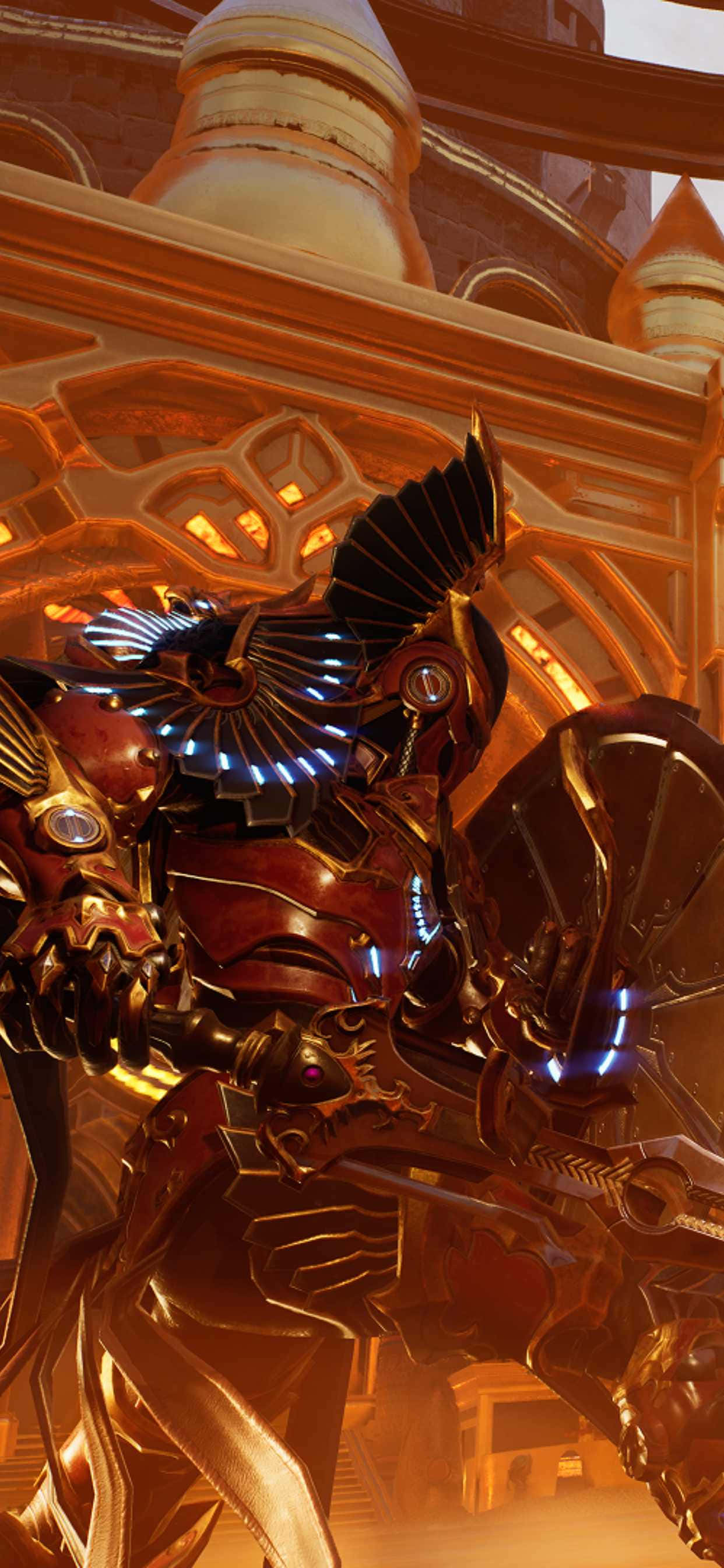 Fondo de iPhone Xs Max Godfall Phoenix Solaris Fondos de pantalla