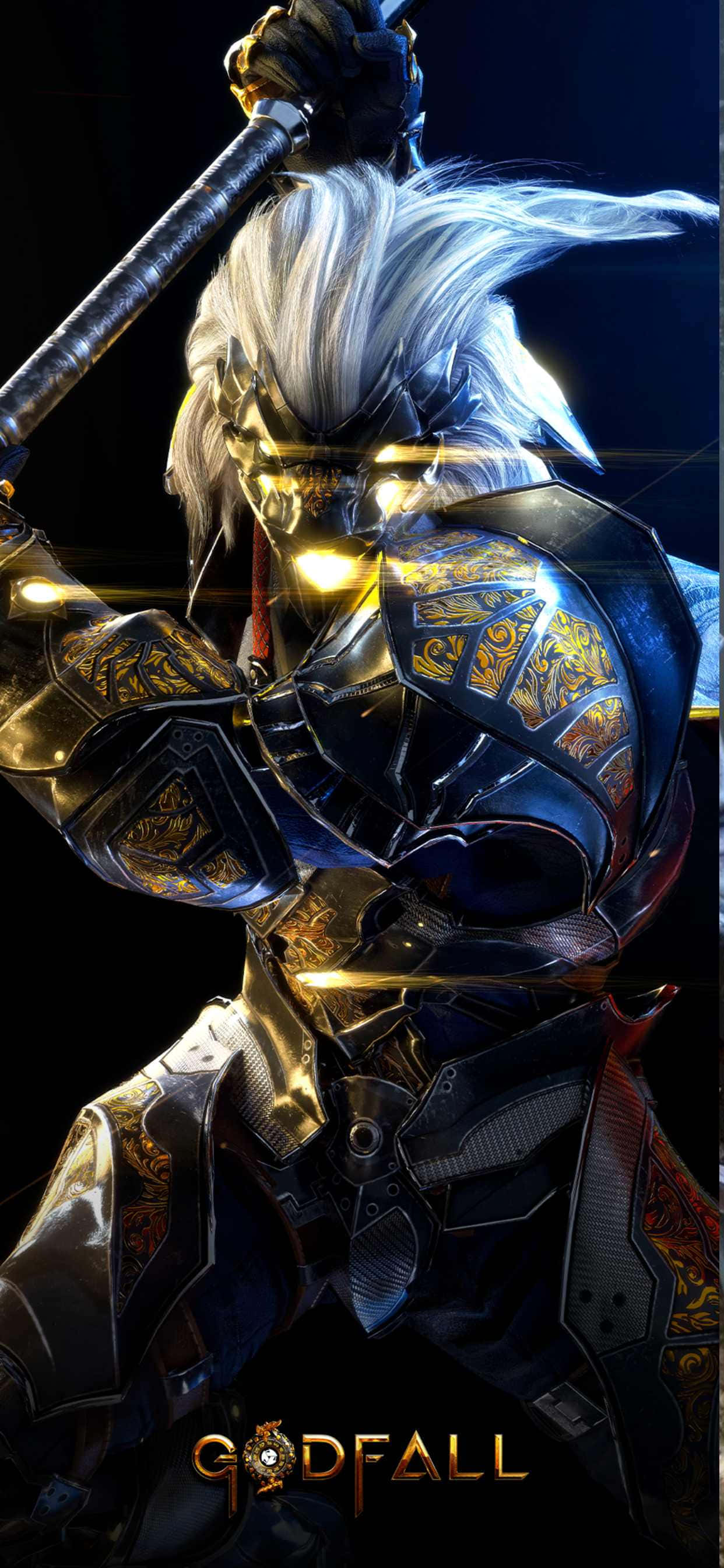 Fondo de iPhone Xs Max Godfall Orin Fondos de pantalla