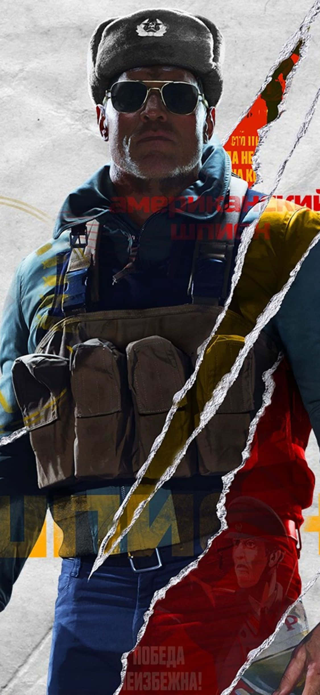 Fondo de iPhone X Call Of Duty Black Ops Cold War Personaje Ruso Fondos de pantalla