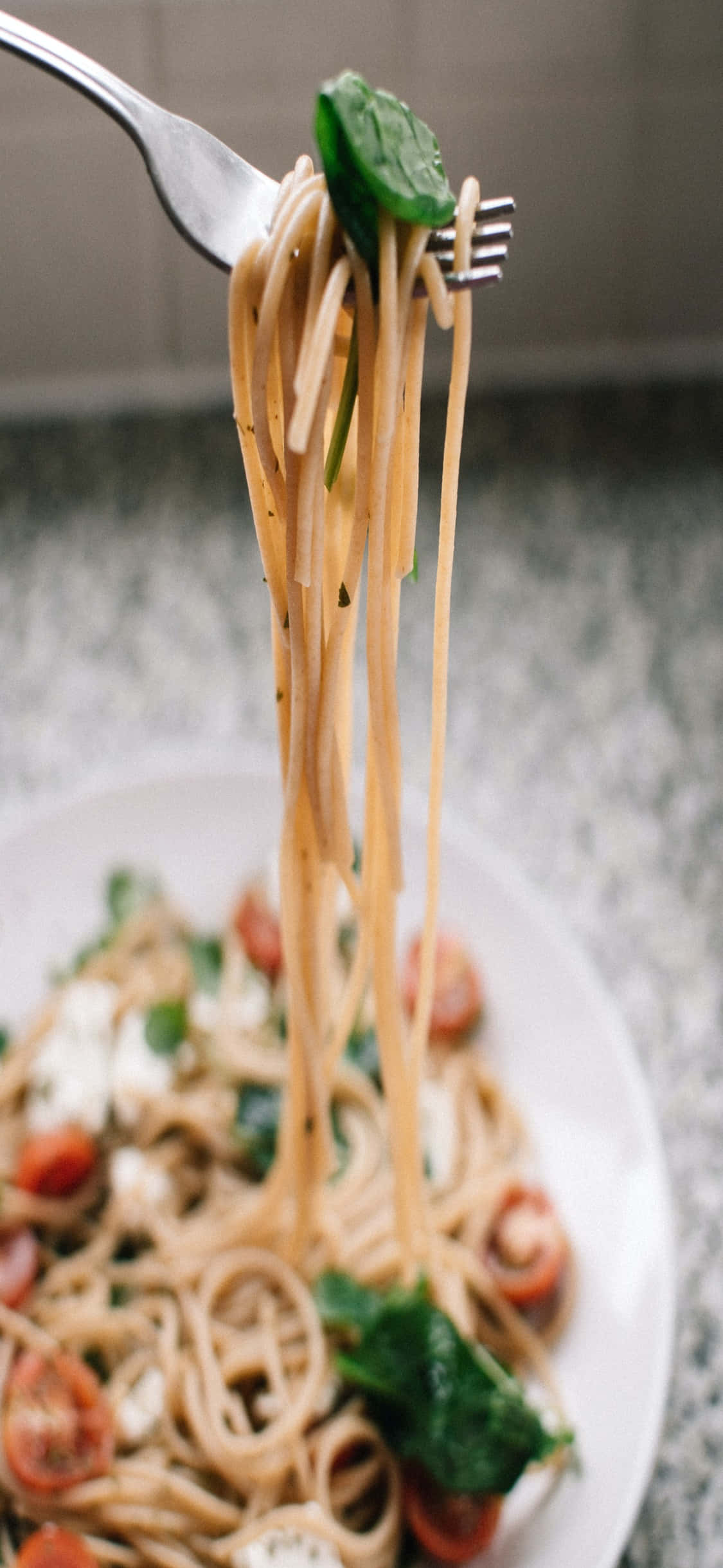 Fondo de iPhone X con pasta estilo italiano Fondos de pantalla