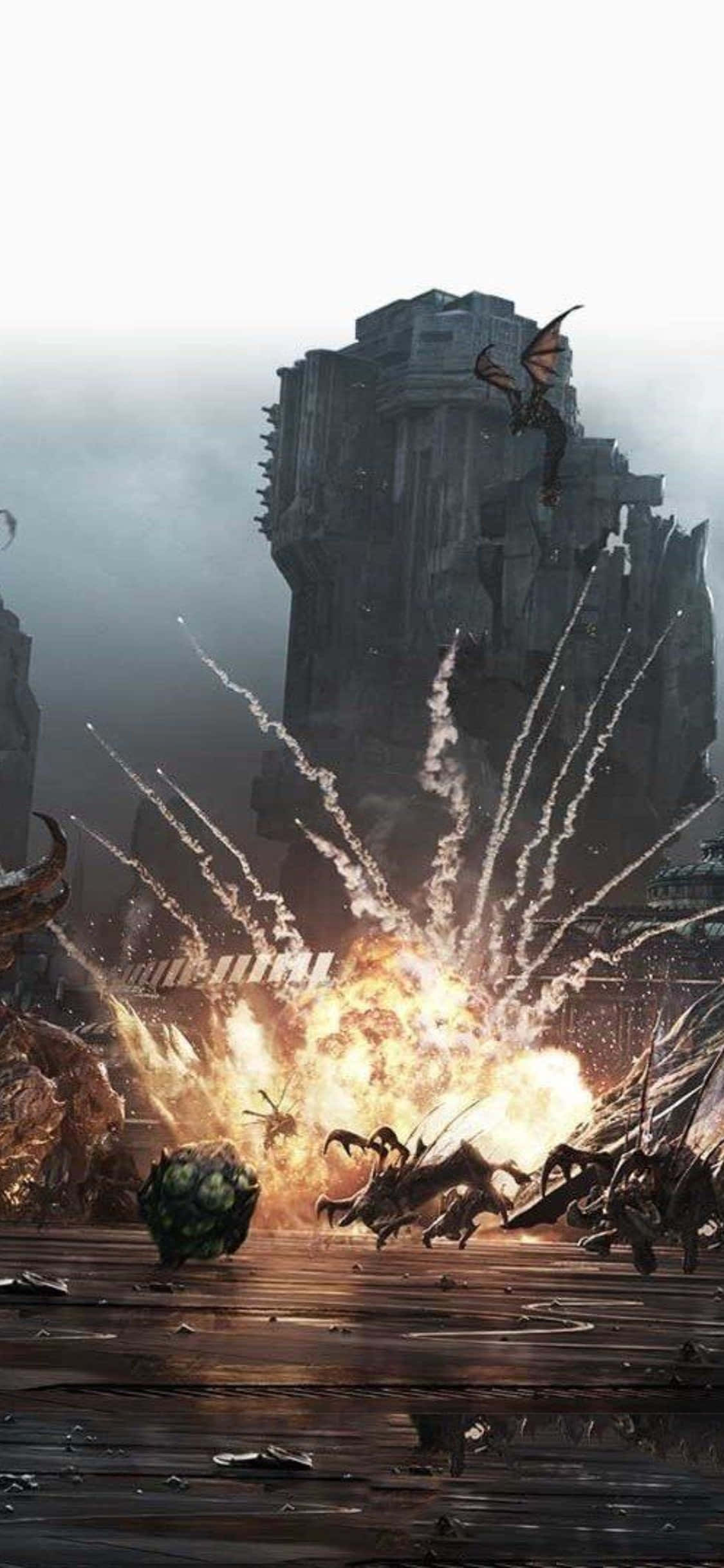 Fondo de iPhone X de StarCraft II Zerg Fondos de pantalla