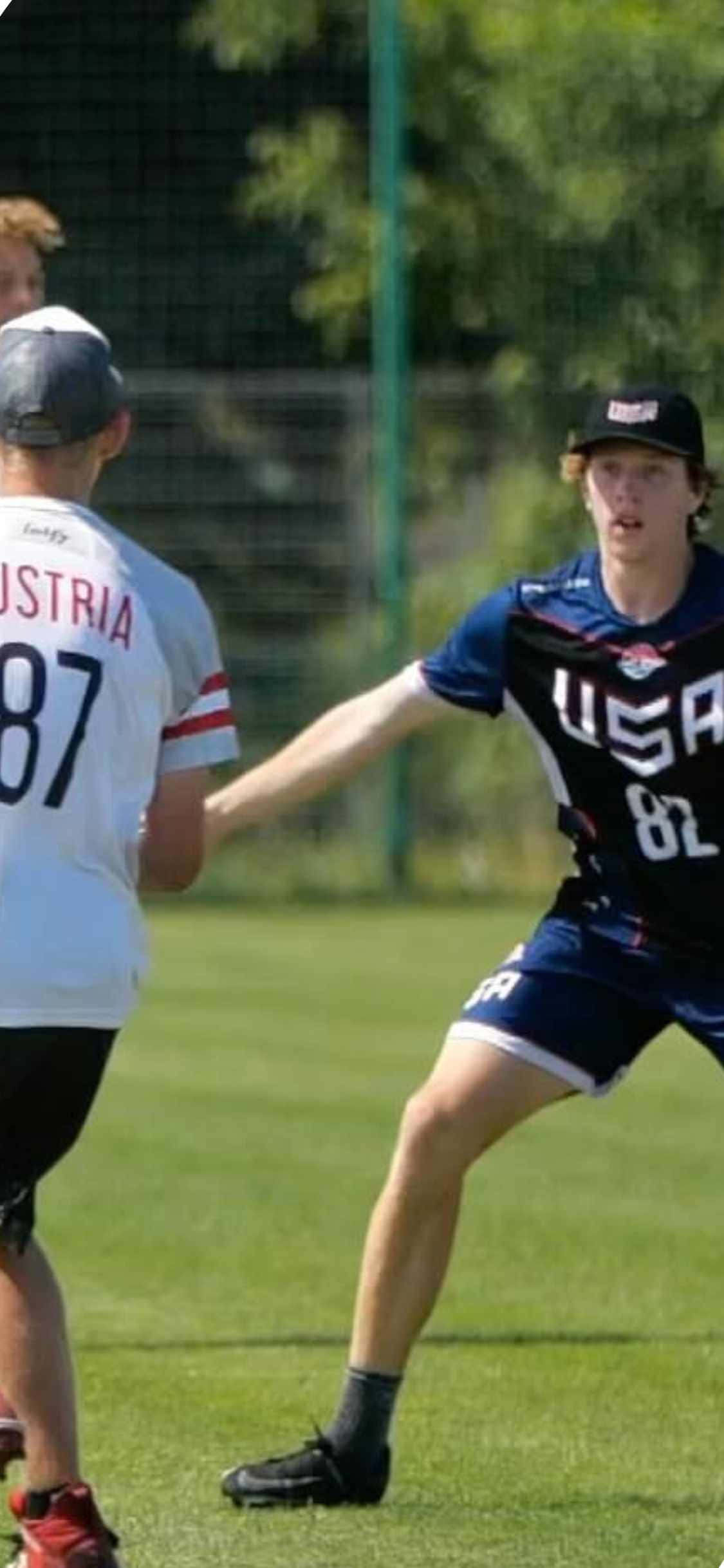 Fondo de iPhone X de ultimate frisbee bloqueando el paso Fondos de pantalla